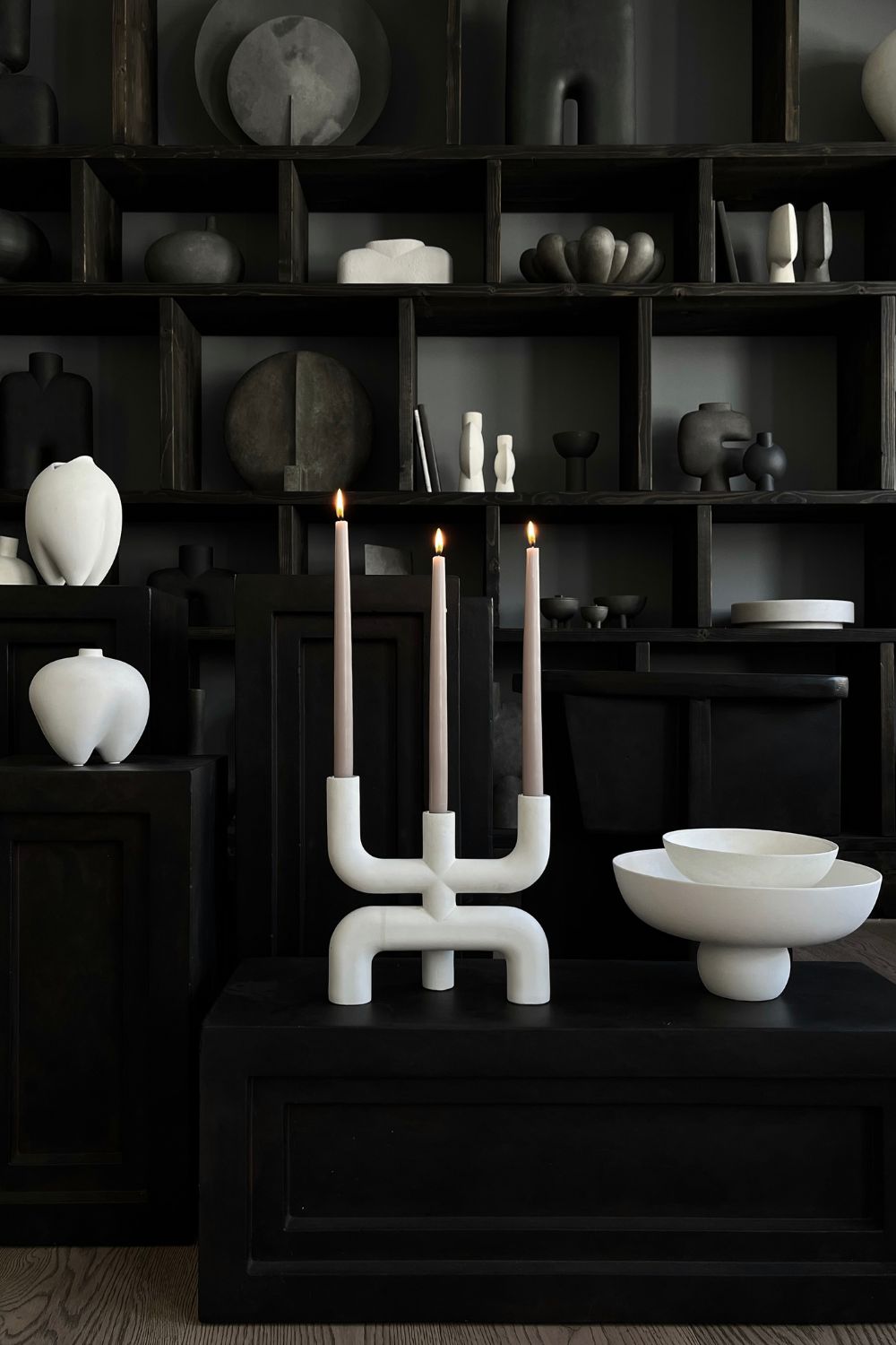 Cobra Candle Holder Bone White | 101 Copenhagen | Home of Solinfo