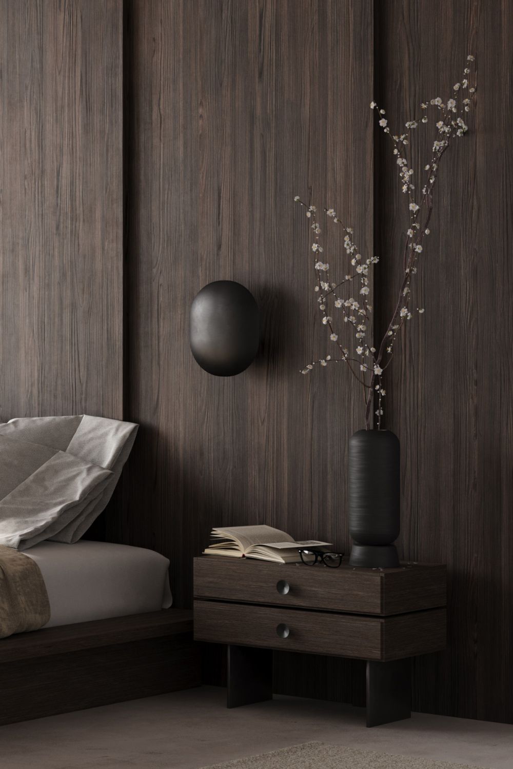 Kabin Vase Small Black | 101 Copenhagen | Home of Solinfo