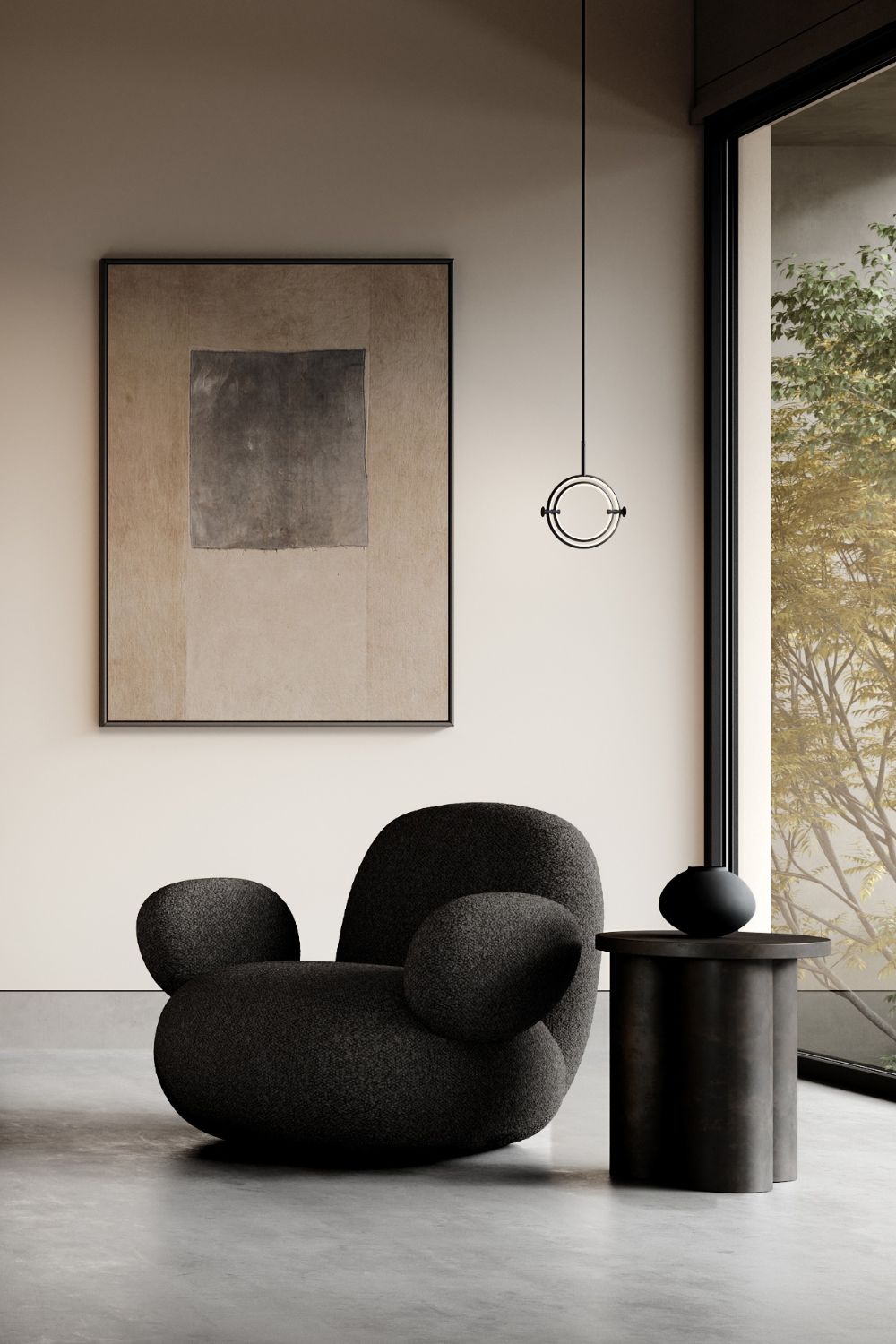 Maru Mini Pendant Burned Black | 101 Copenhagen | Home of Solinfo