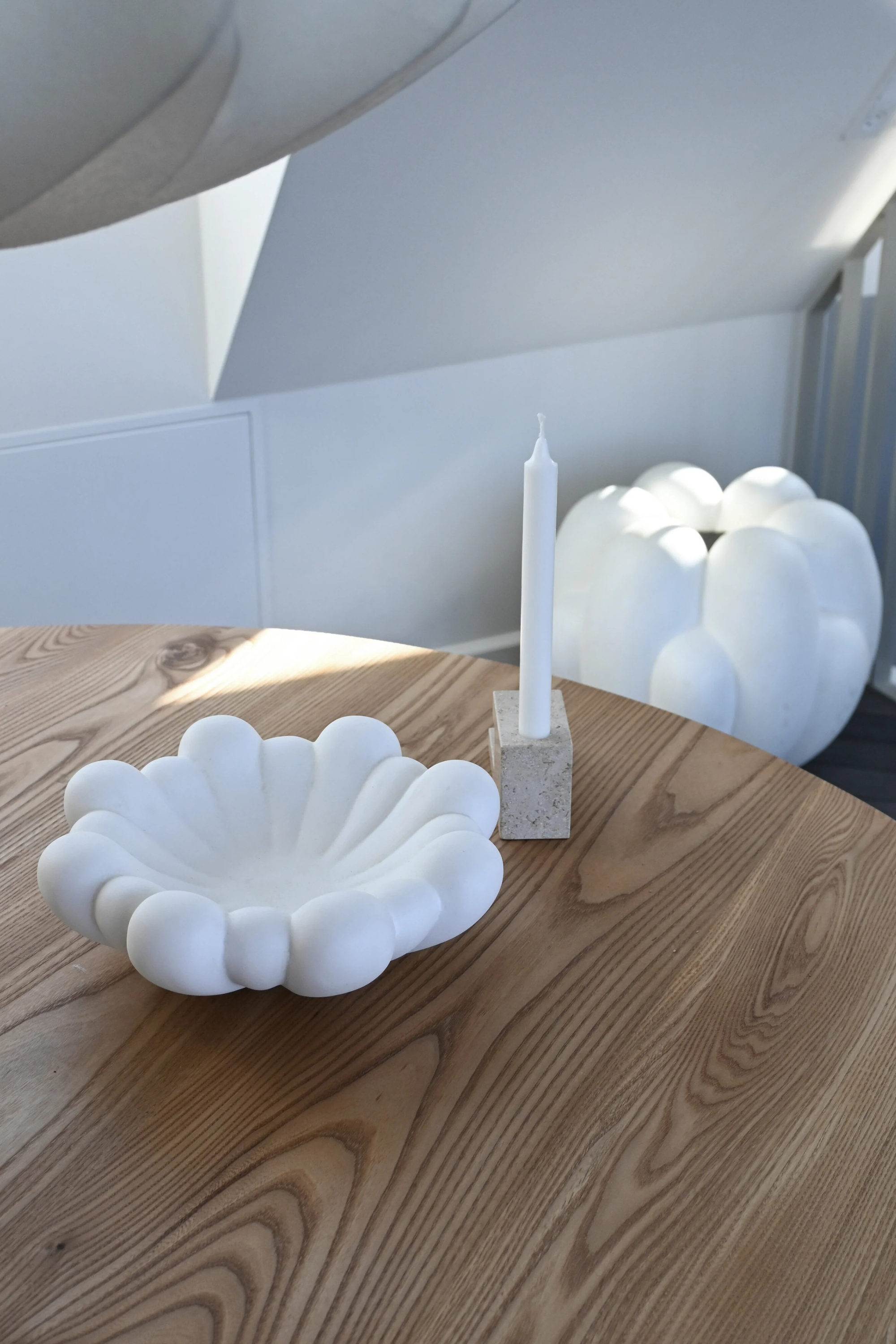 Bloom Tray, Medio - Bone White