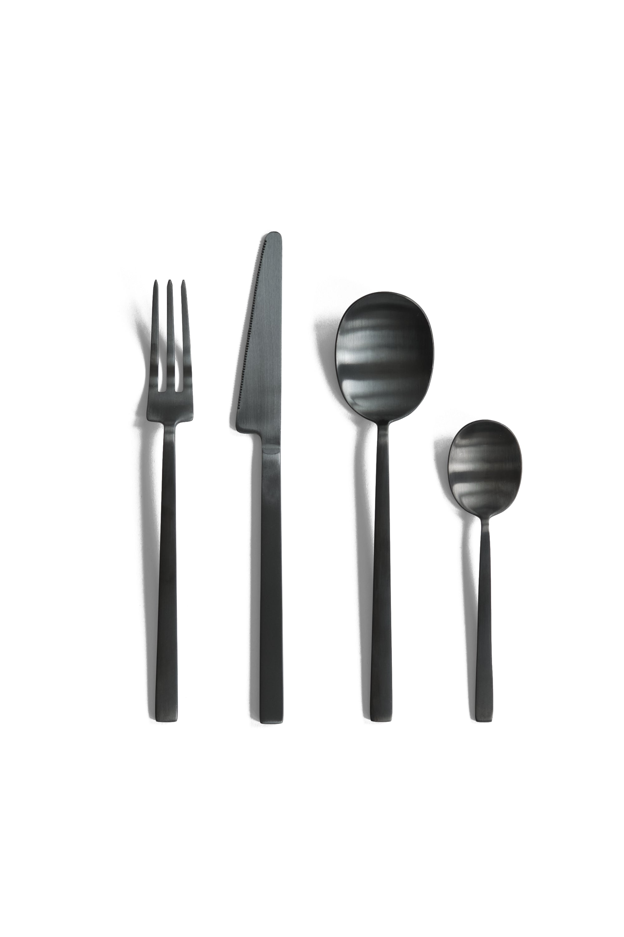 Kogei fekete étkészlet - 16 db