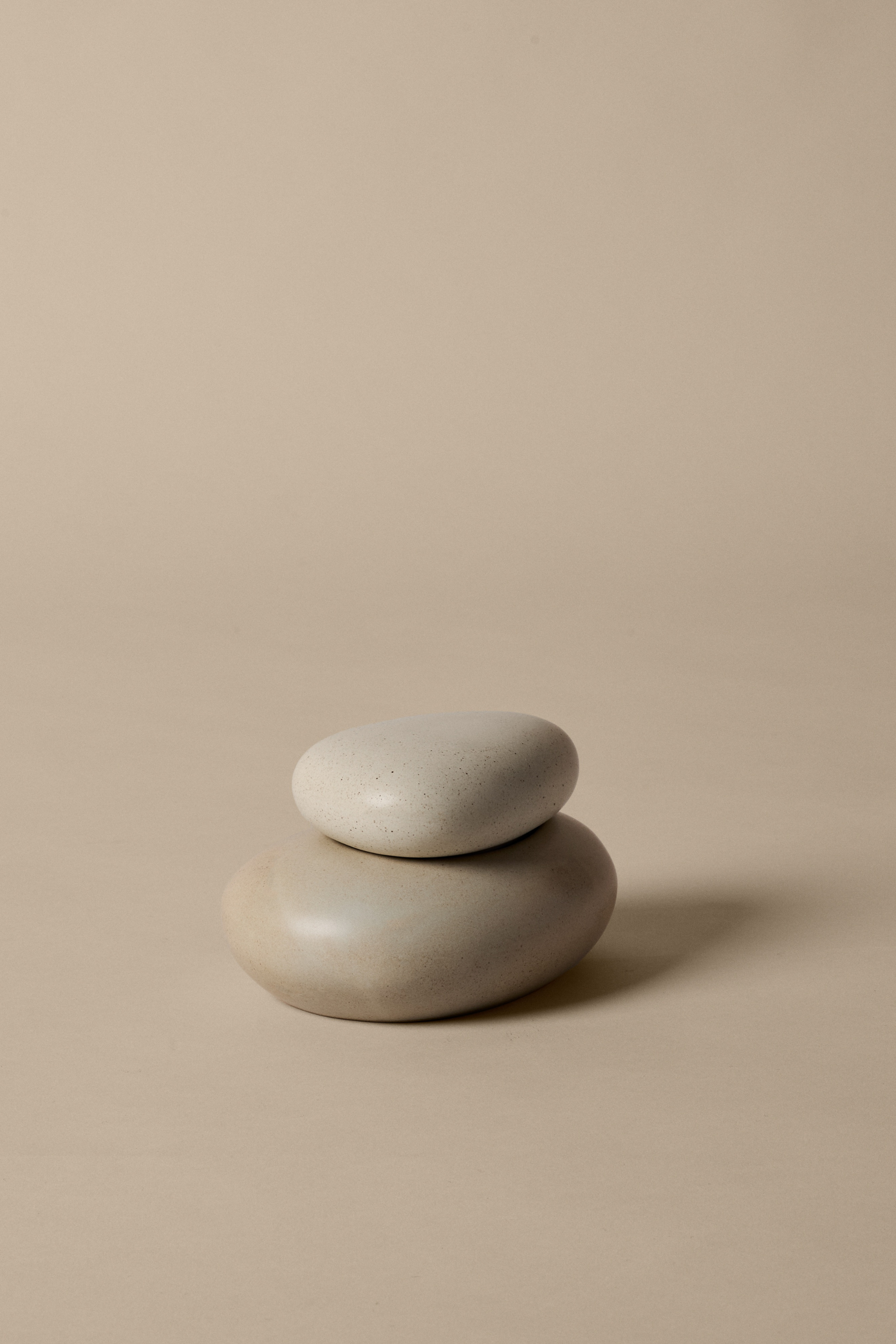 Pebble homokszínű közepes doboz