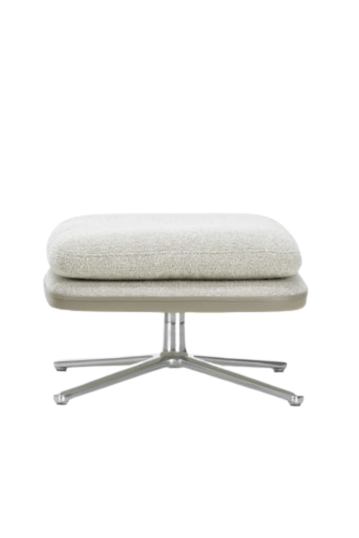 Grand Relax Ottoman, Nubia Leather Forte, Cream/sand