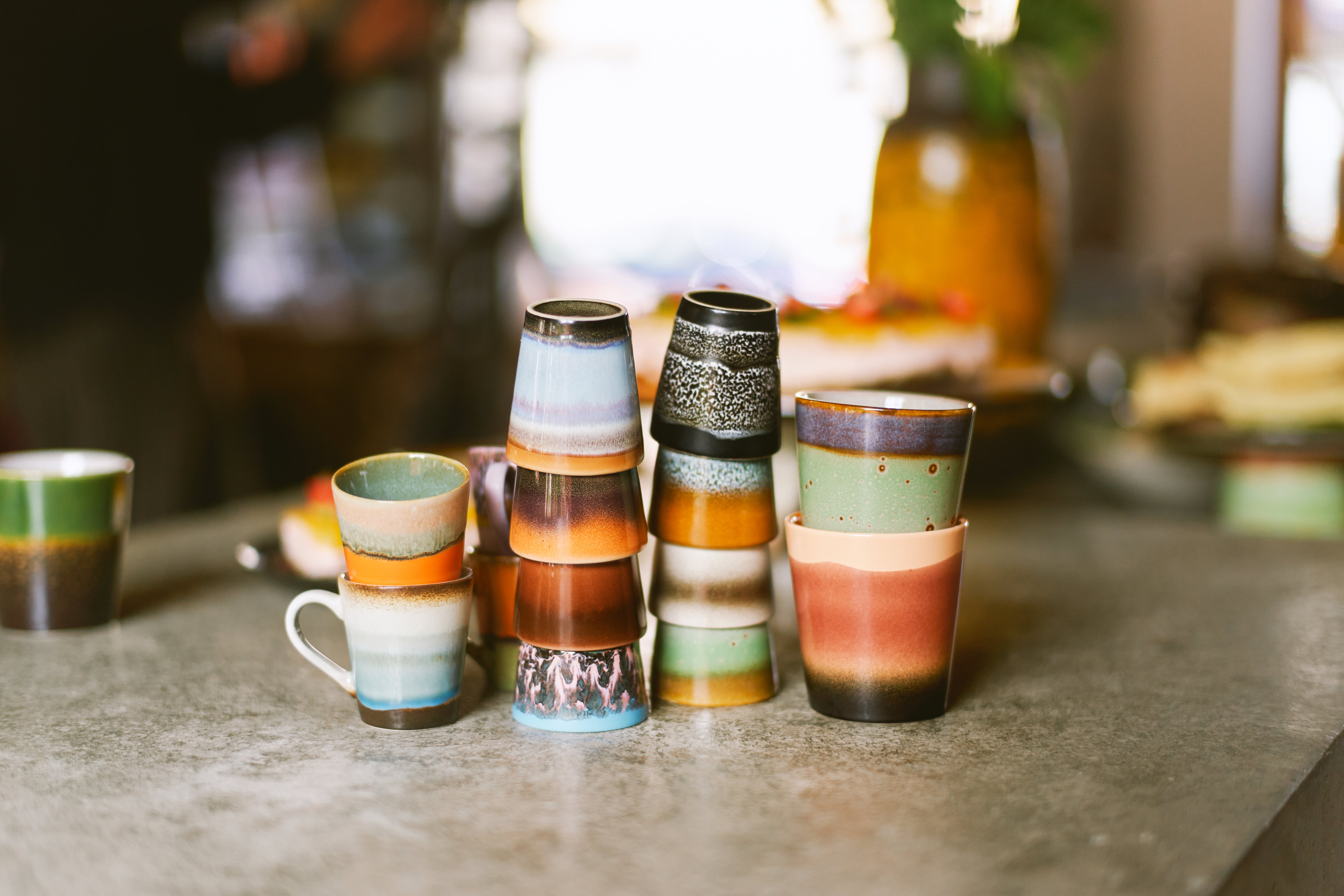 70s Ceramics Solar Ristretto Cup Set