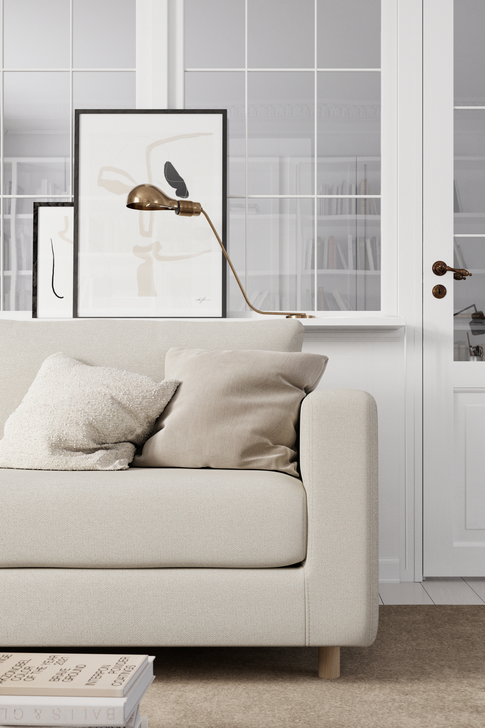 Inez párna 50 x 50, Moonlight Sand