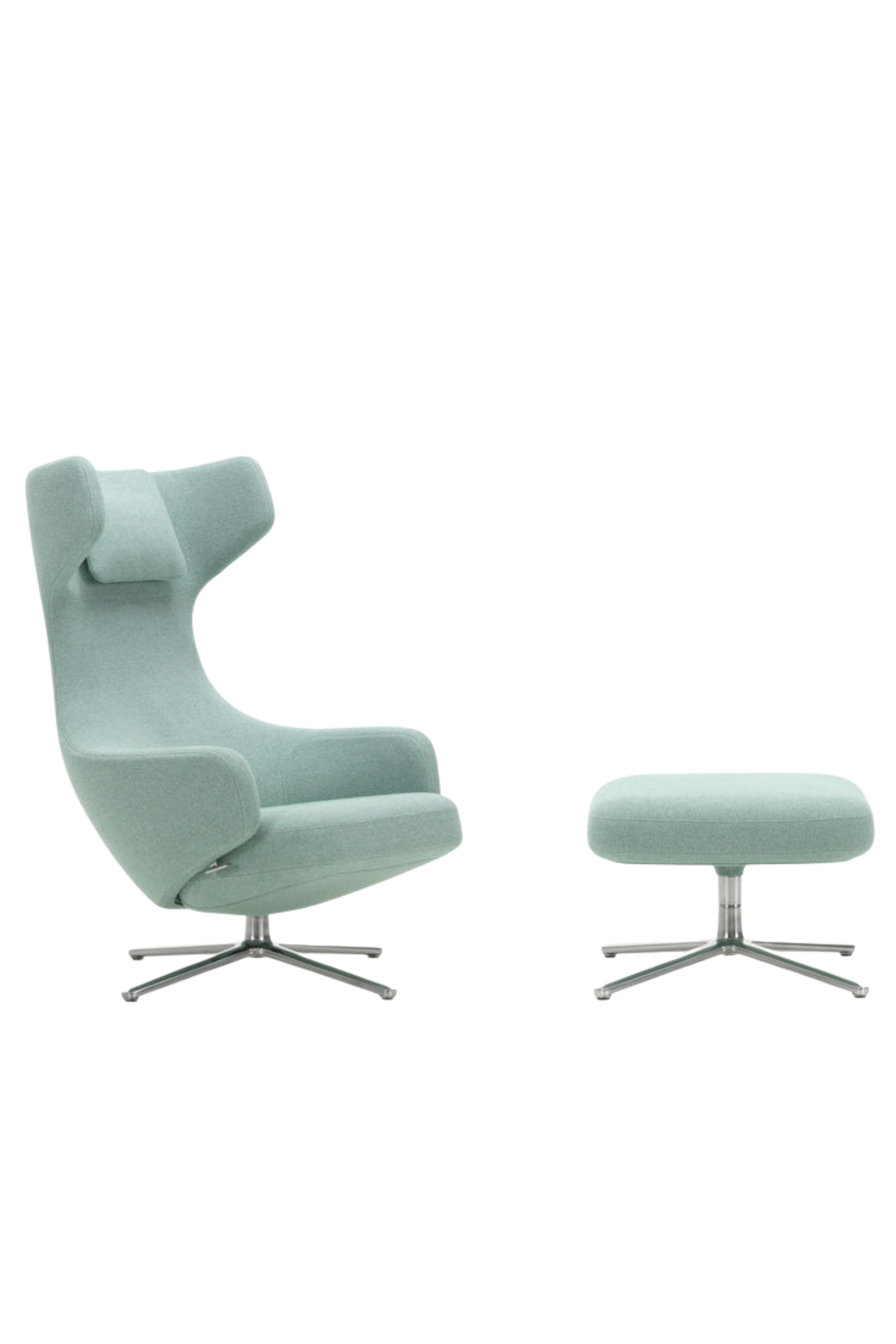 Grand Repos Ottomán, Dumet, Pale blue/emerald