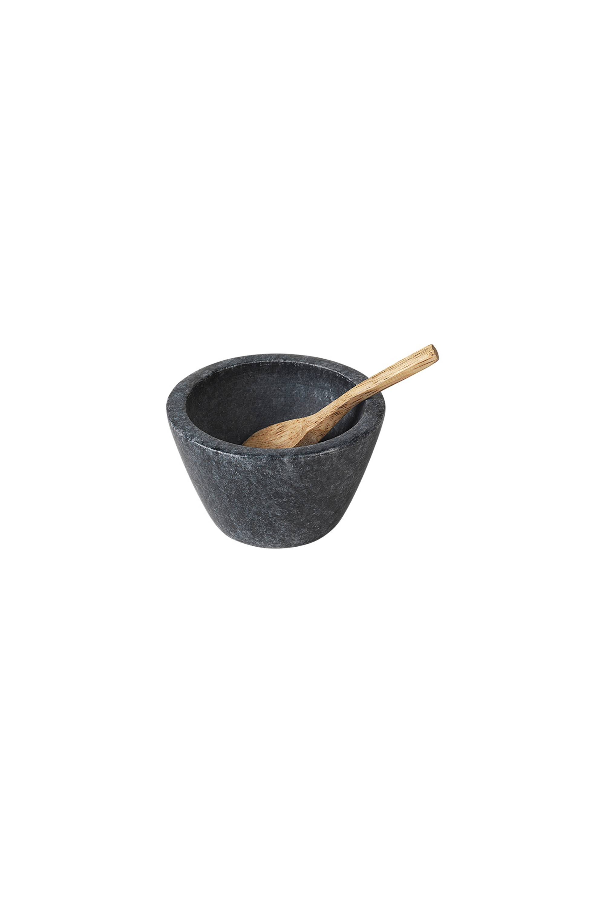 Marina Bowl with spoon, black
