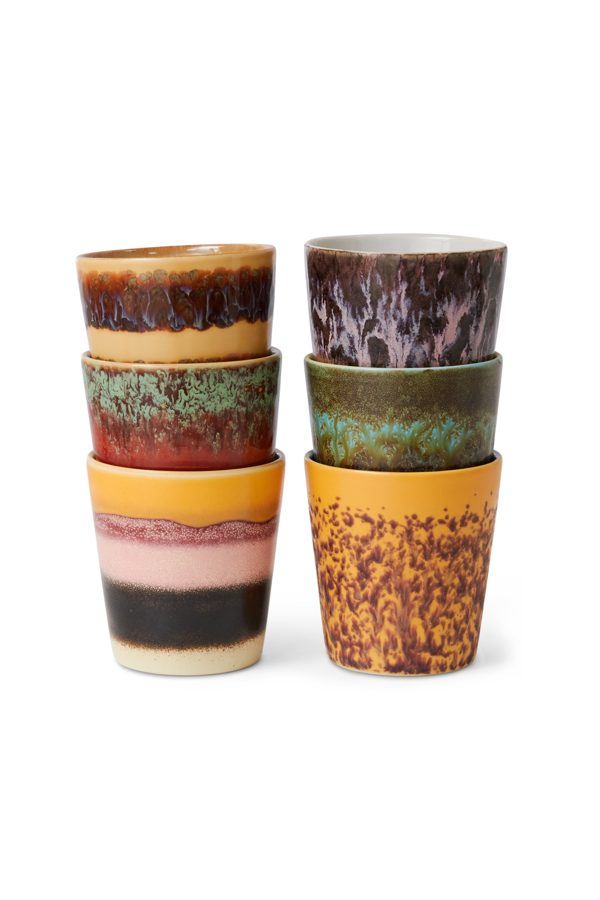 70s Ceramics coffee mugs valley