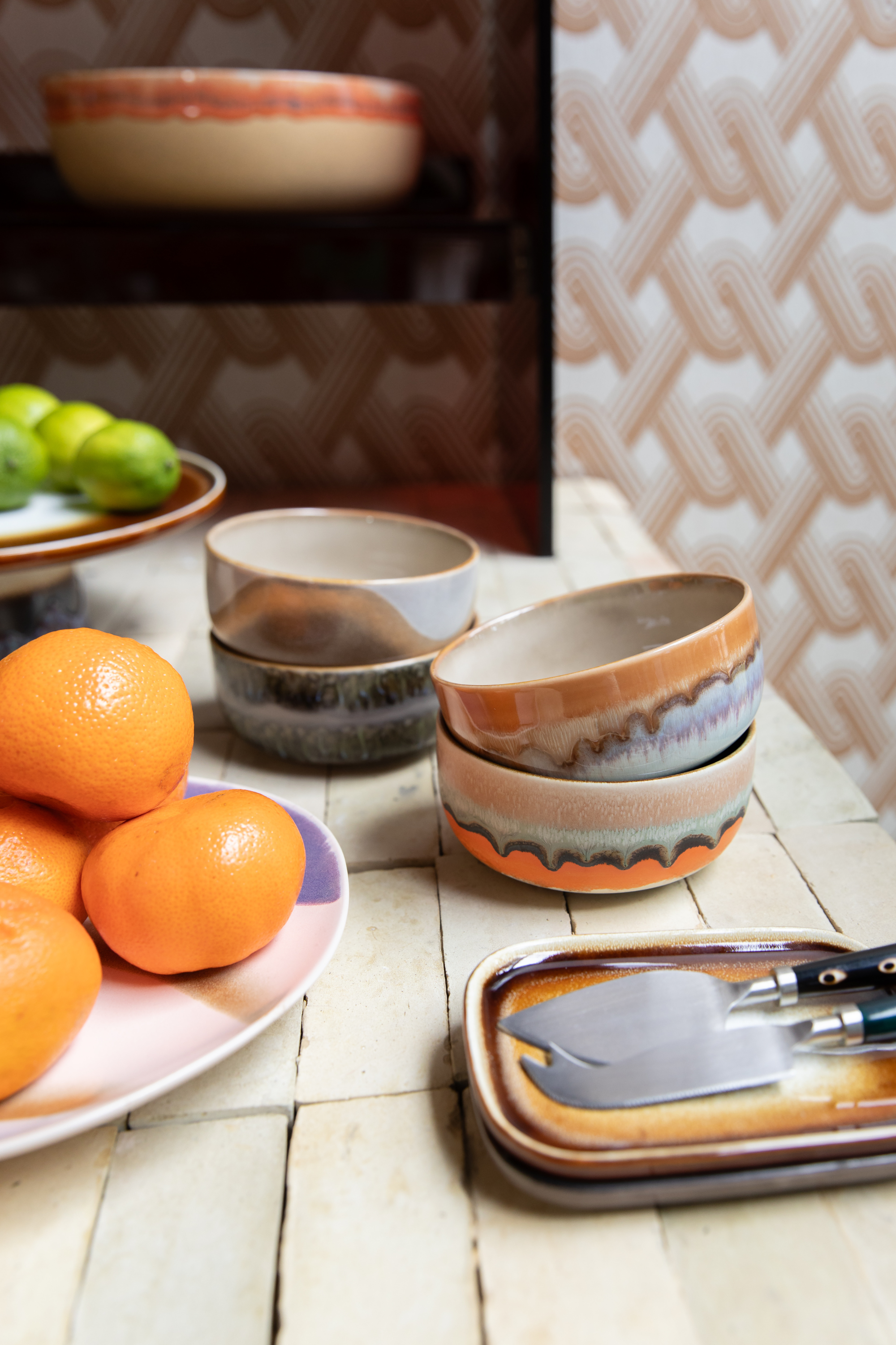 70s ceramics desszertes tálak