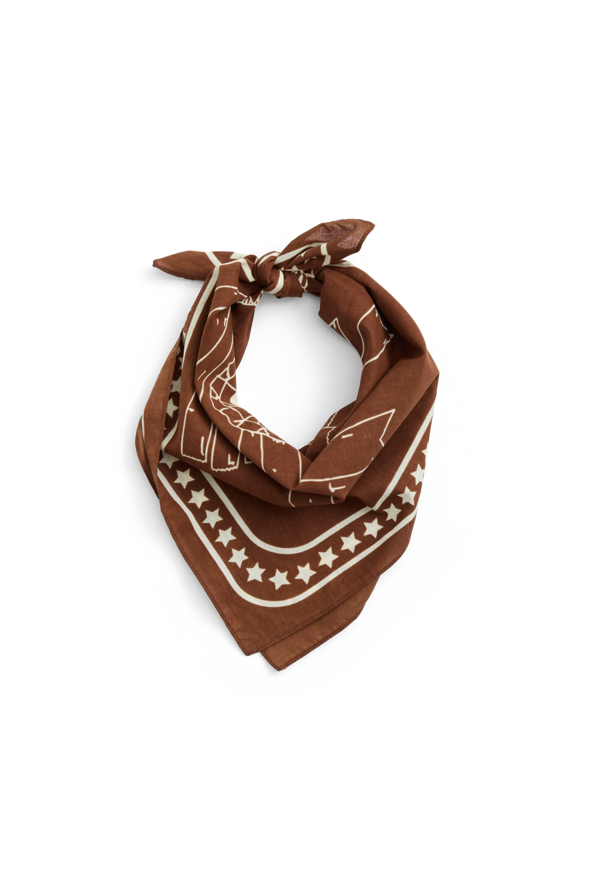 HAY Dogs Scarf (Recycled) 55x55 Brown