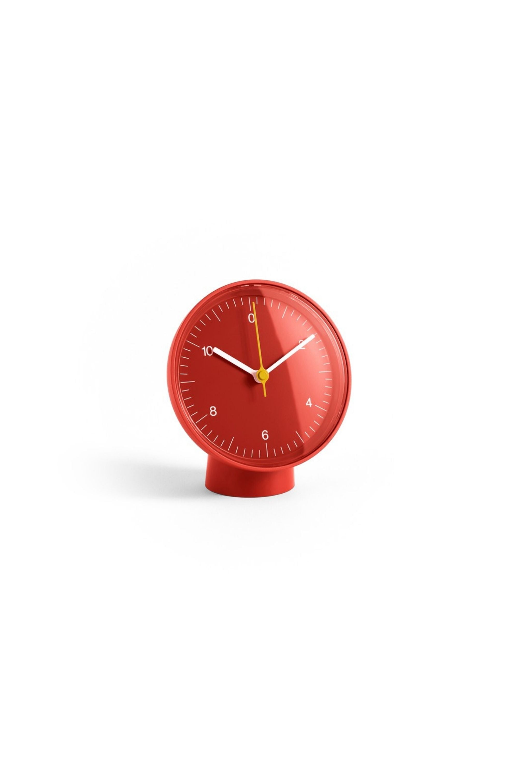 Table Clock red