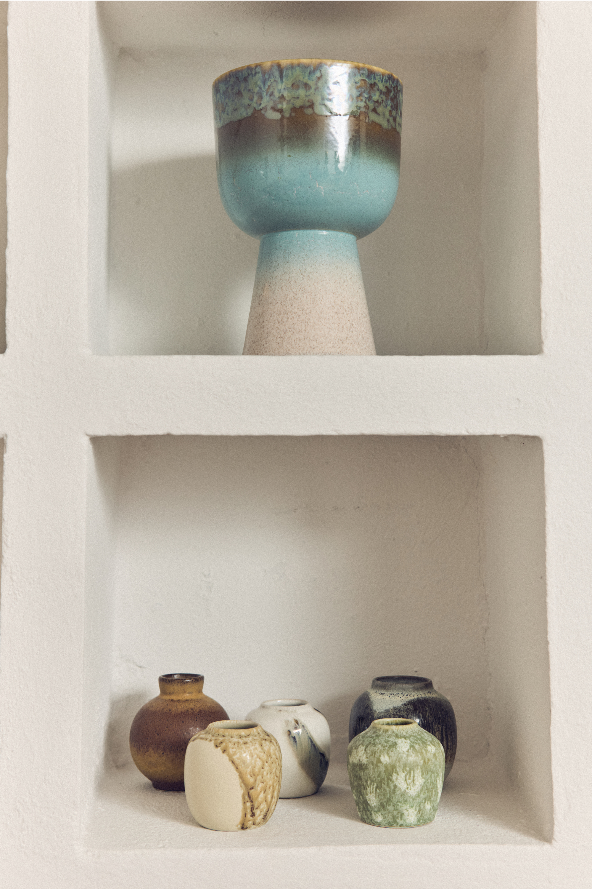 70's Ceramics Canyon Small Vase set