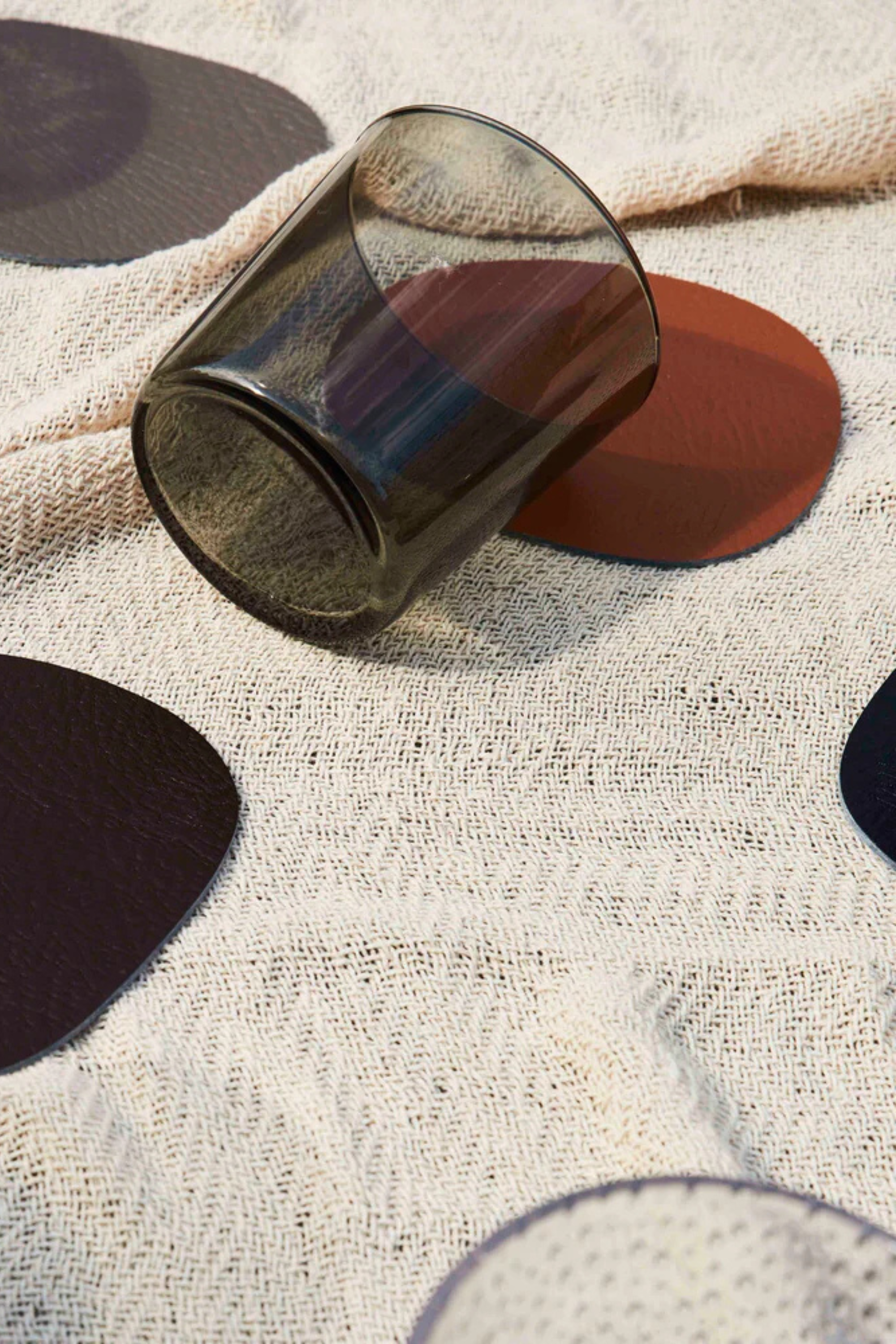 RAW Buffalo coaster cinnamon brown