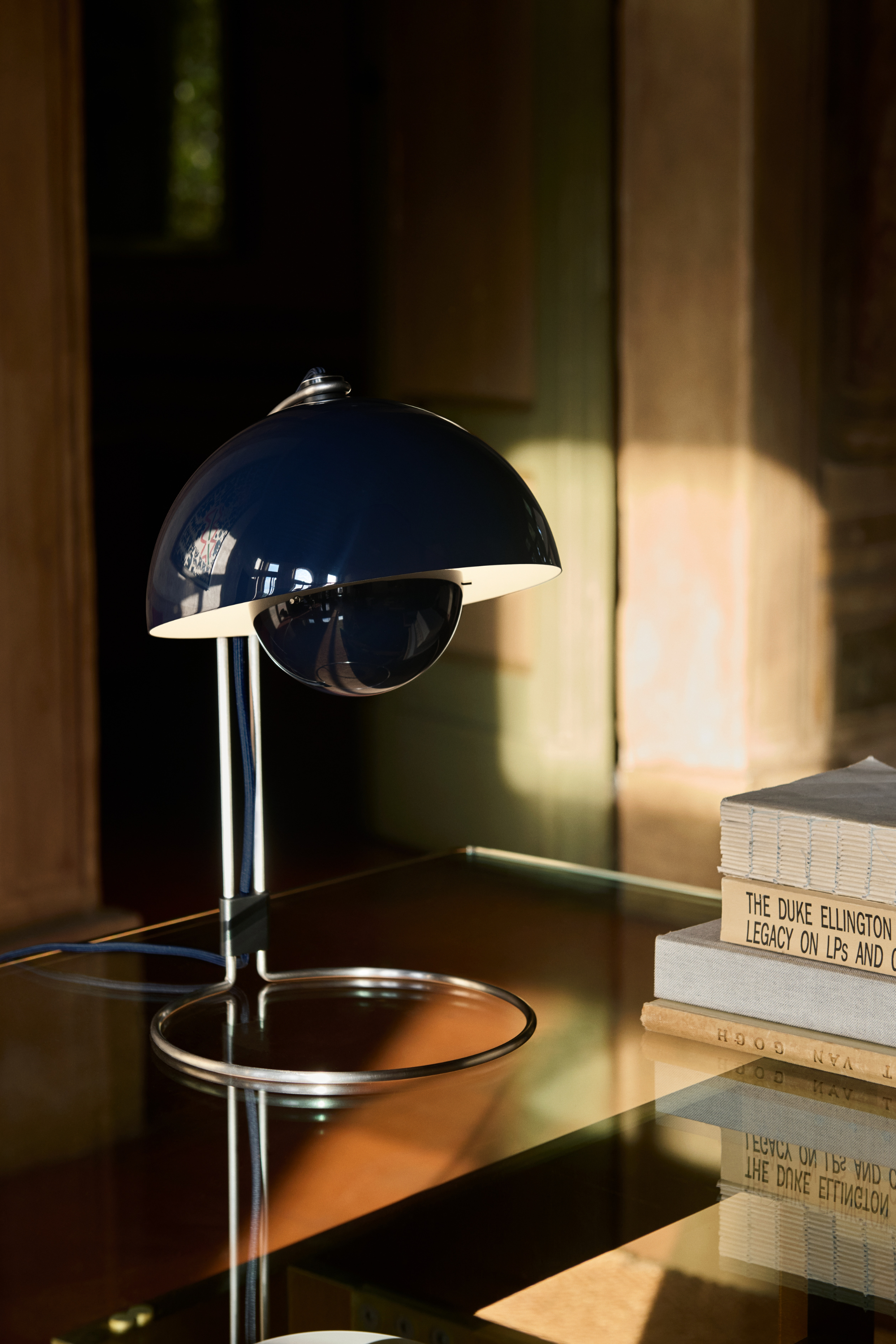 Flowerpot VP4 Steel Blue