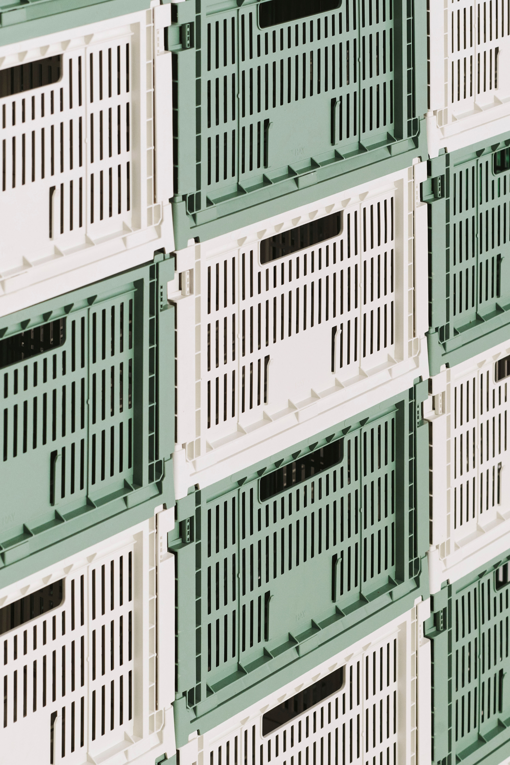 HAY Colour Crate M Sage green