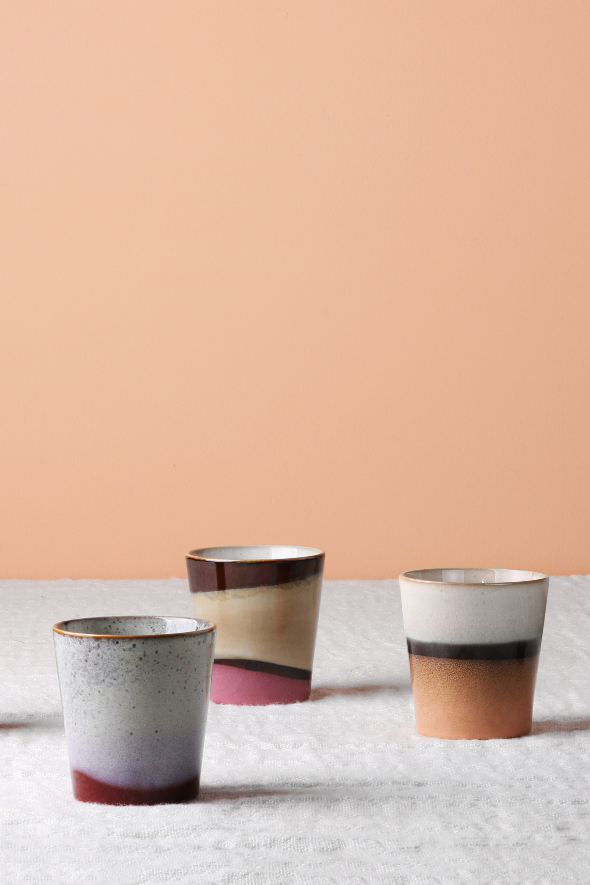 70s ceramics: coffee mug frost