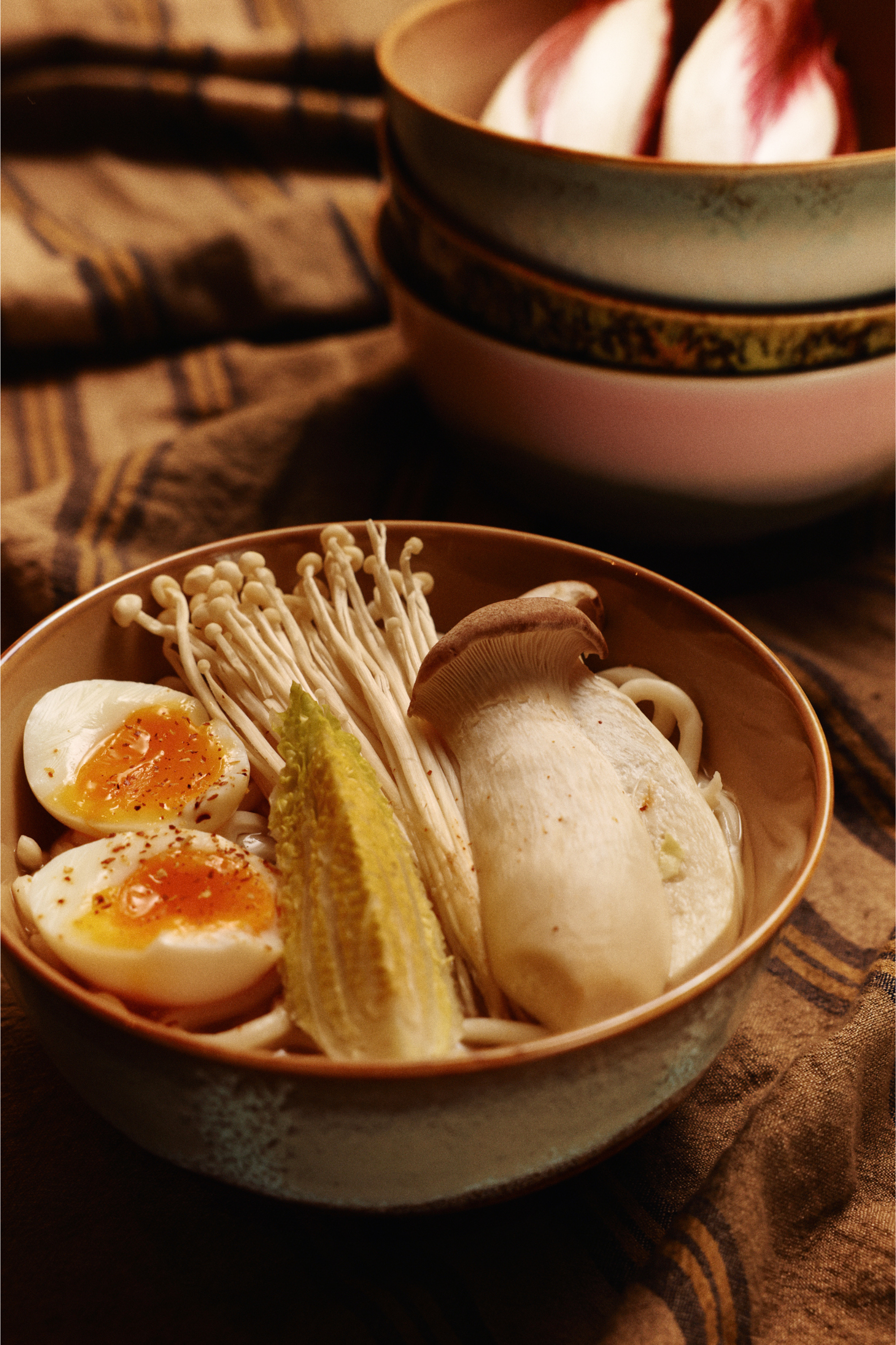 70s Ceramics Verge Ramen tál szett