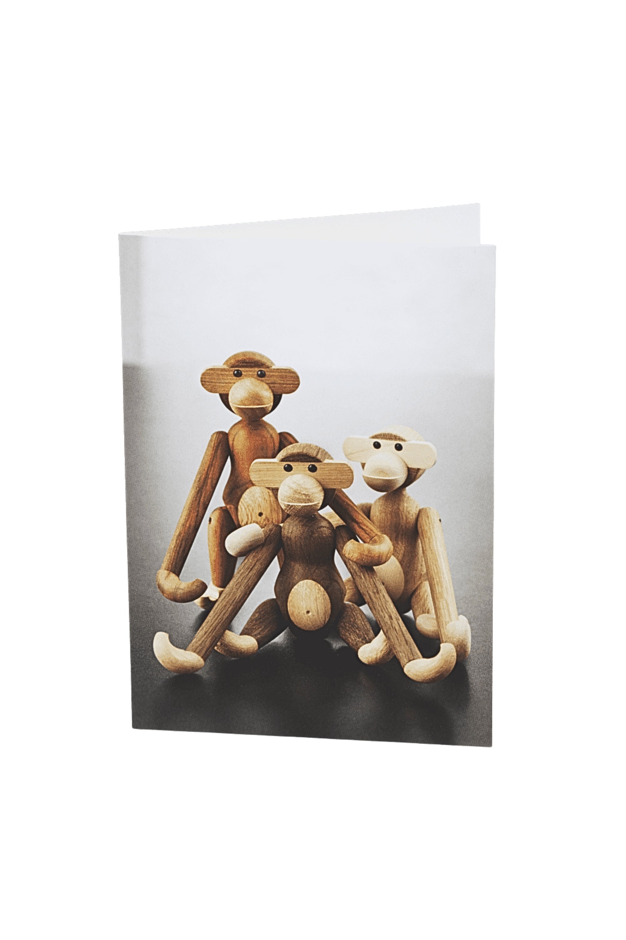 Christmas monkey card A6