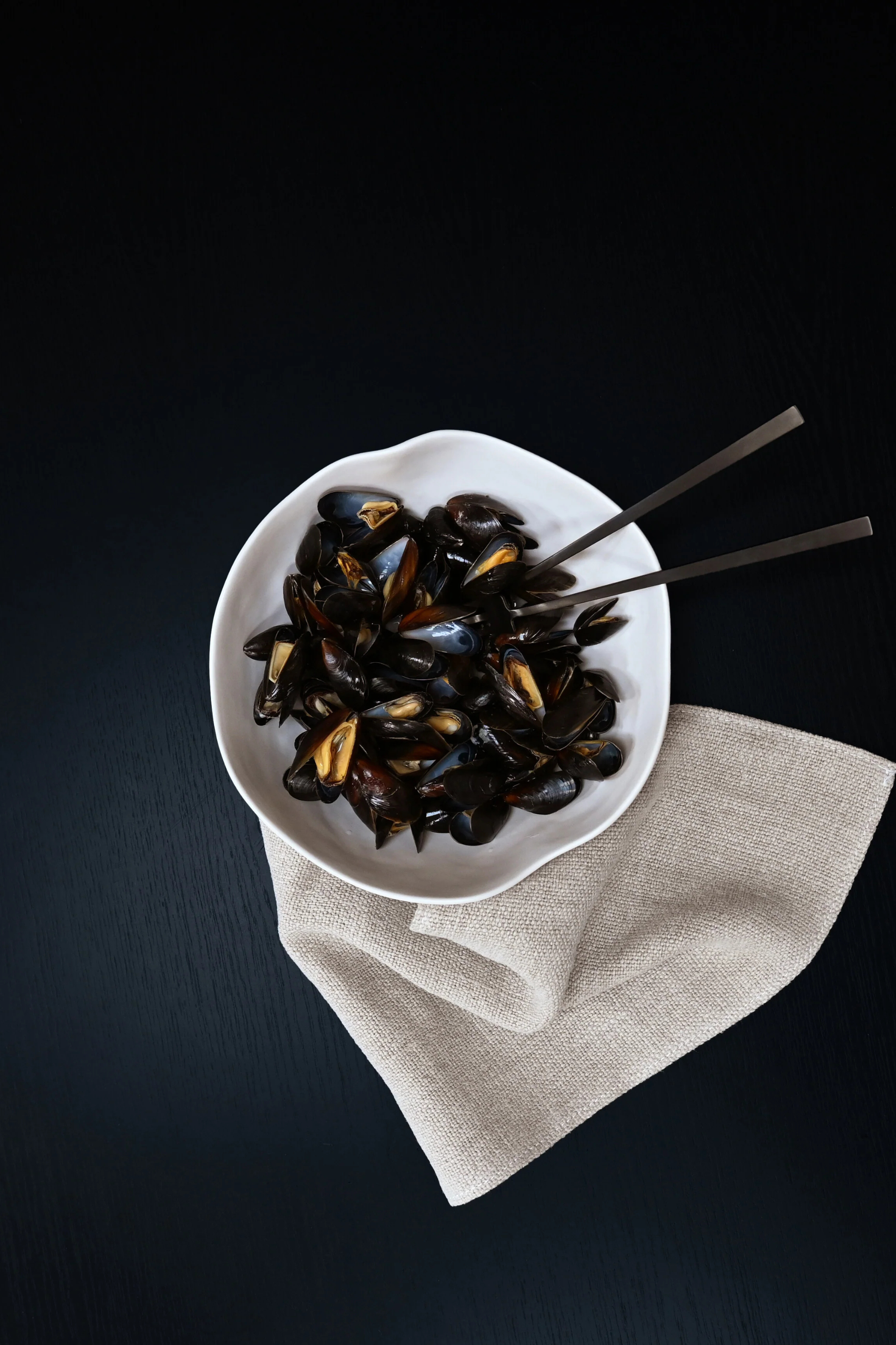 Kogei Salad Servers - Black