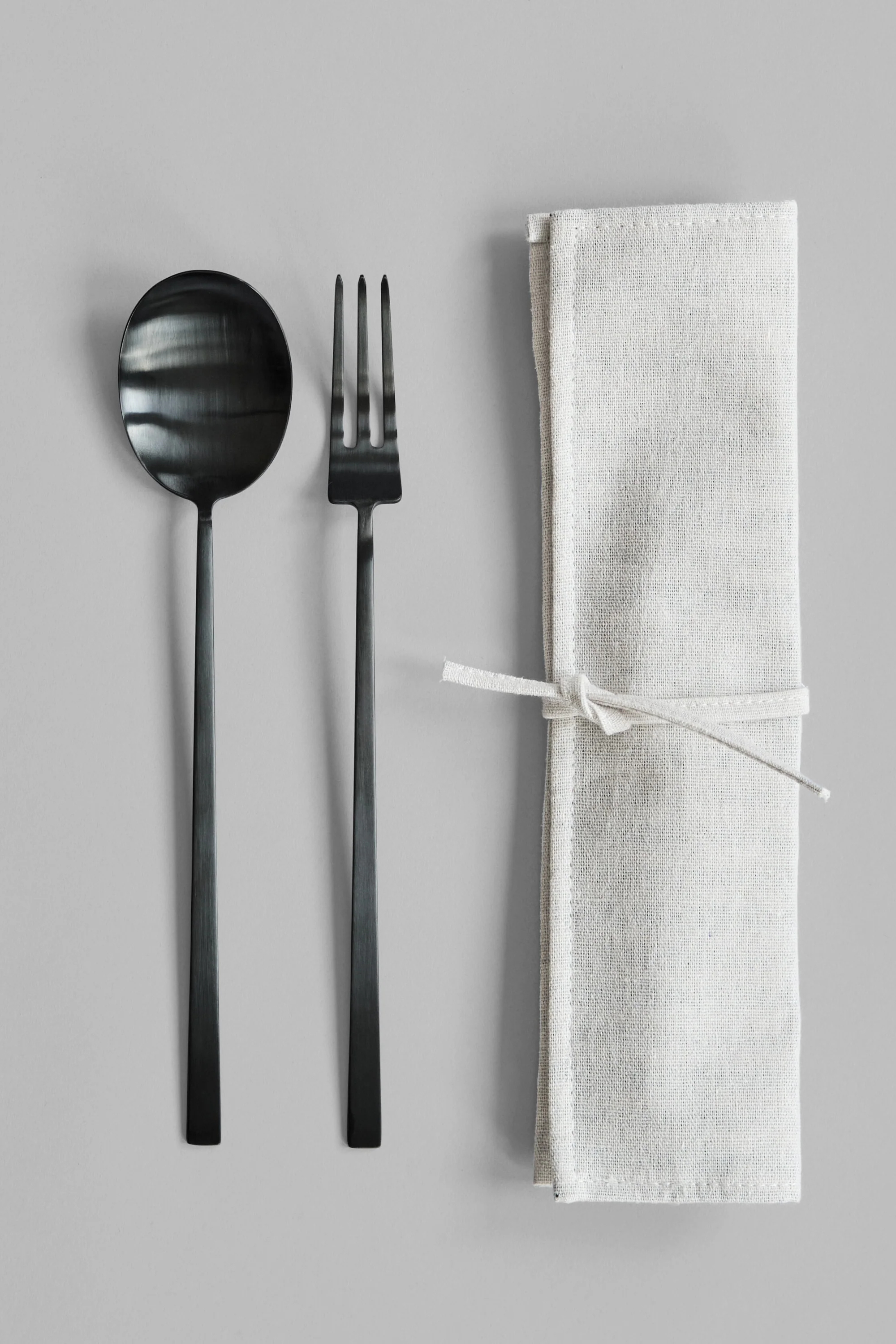 Kogei Salad Servers - Black