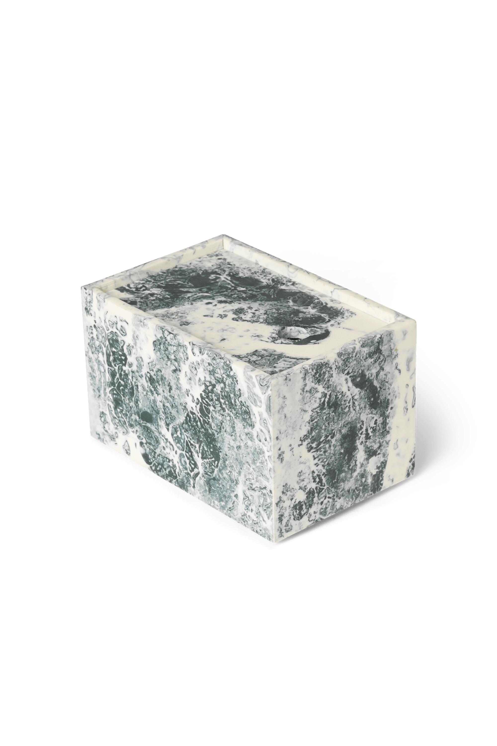 Mist Box - 10 x 15 - Emerald Off-white