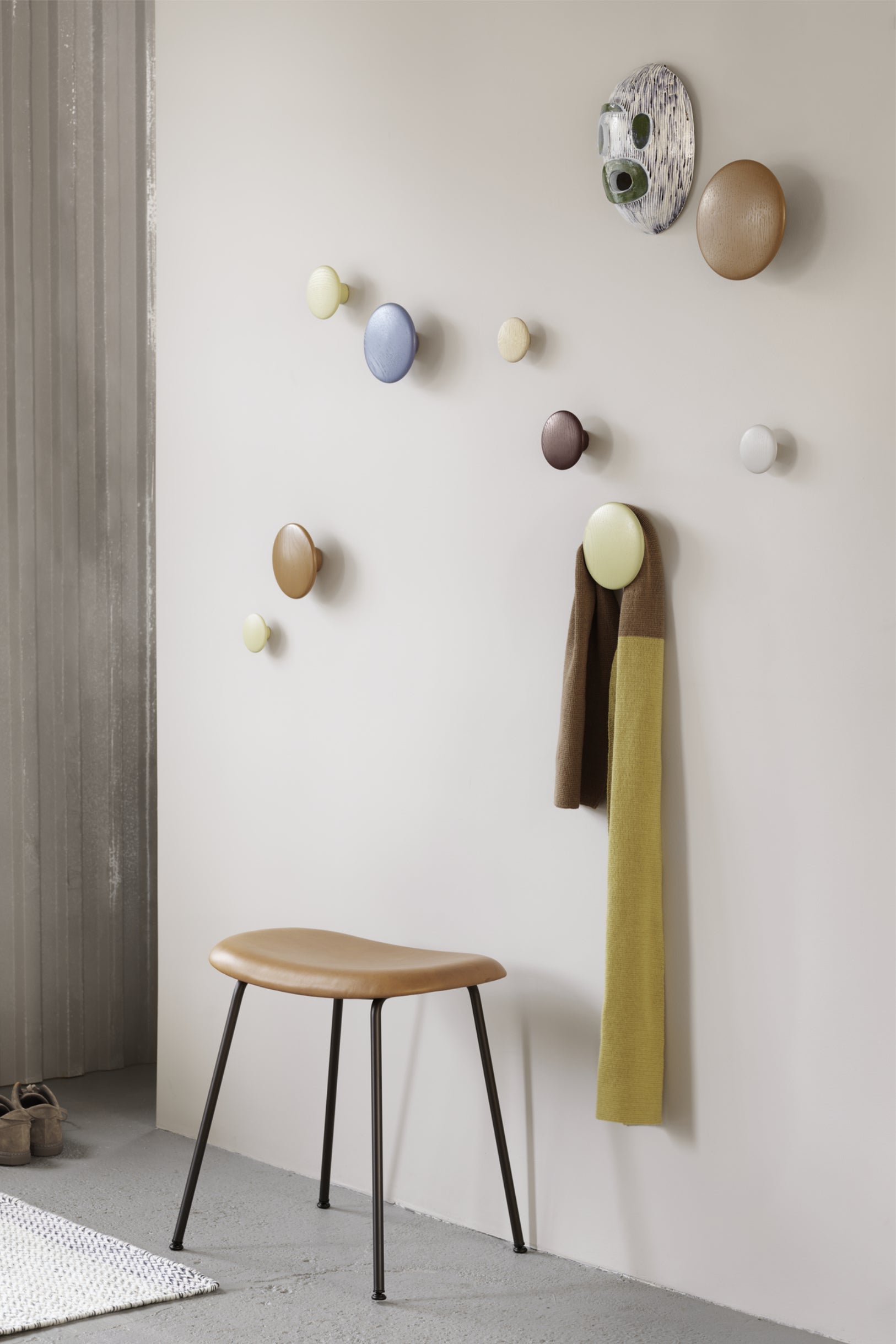Dots Metal Coat Hook Set Aluminum