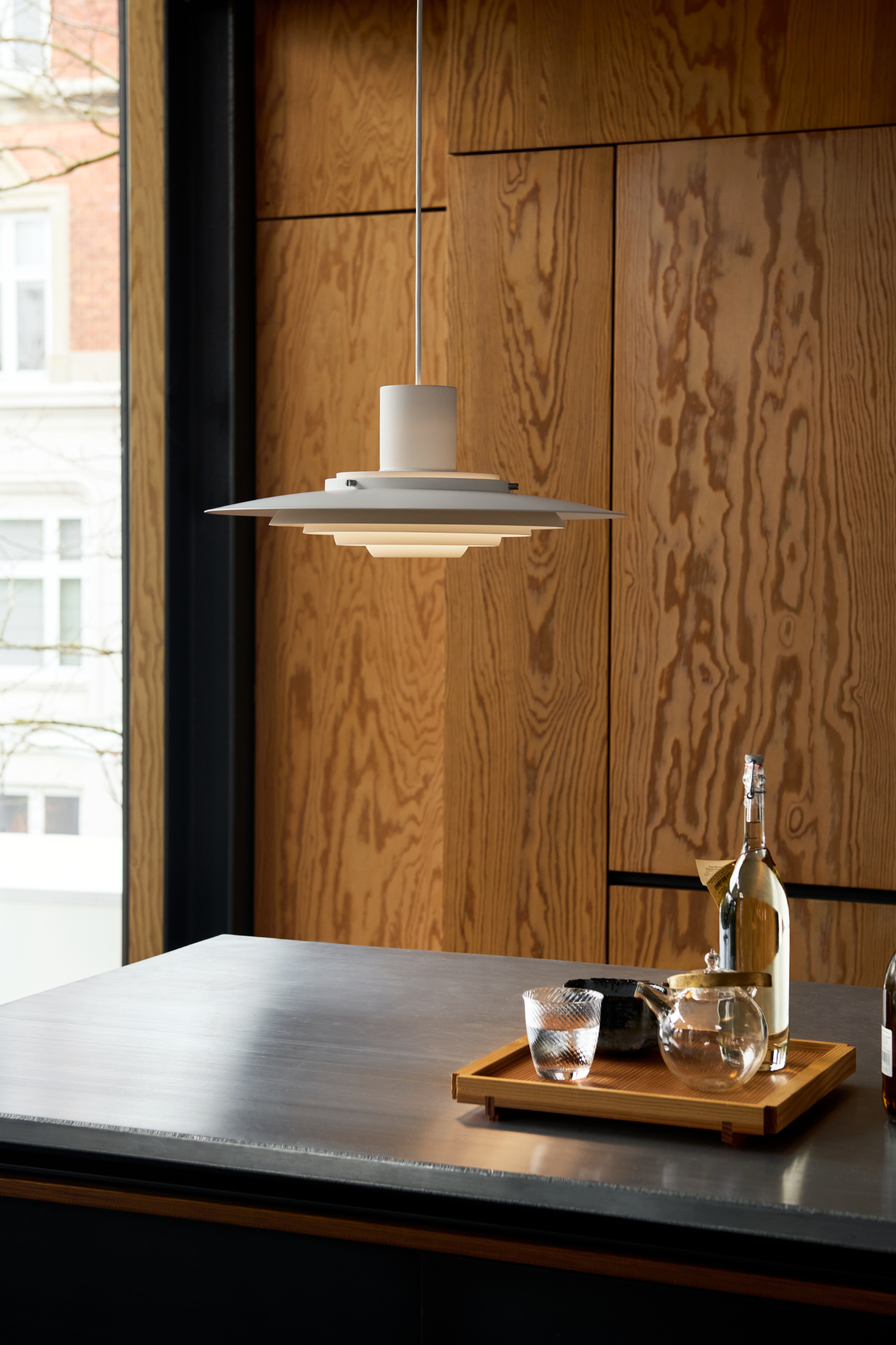 P376 KF1 matt fehér függeszték