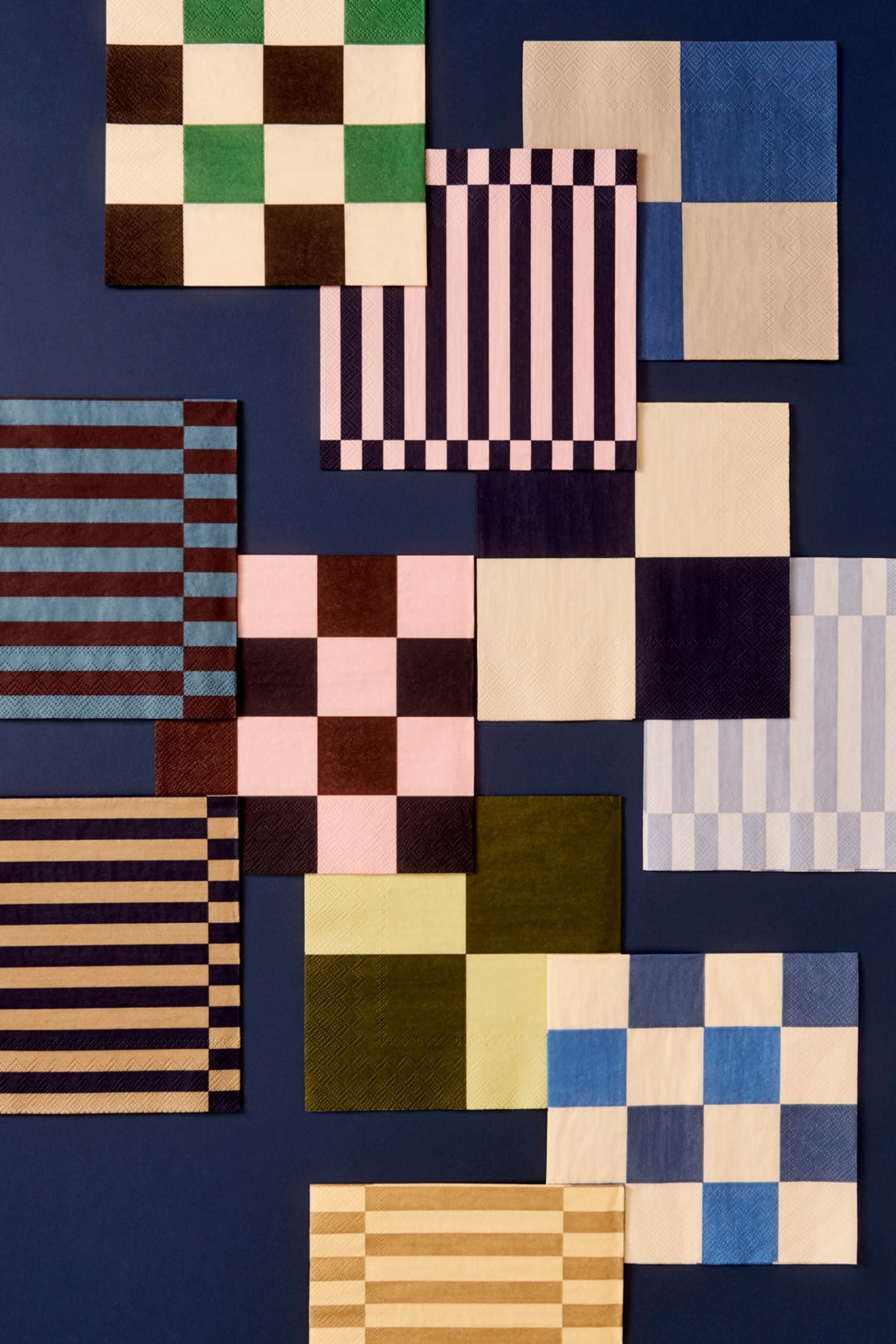 Pattern szalvéták, 20 db, krém - homokszínű