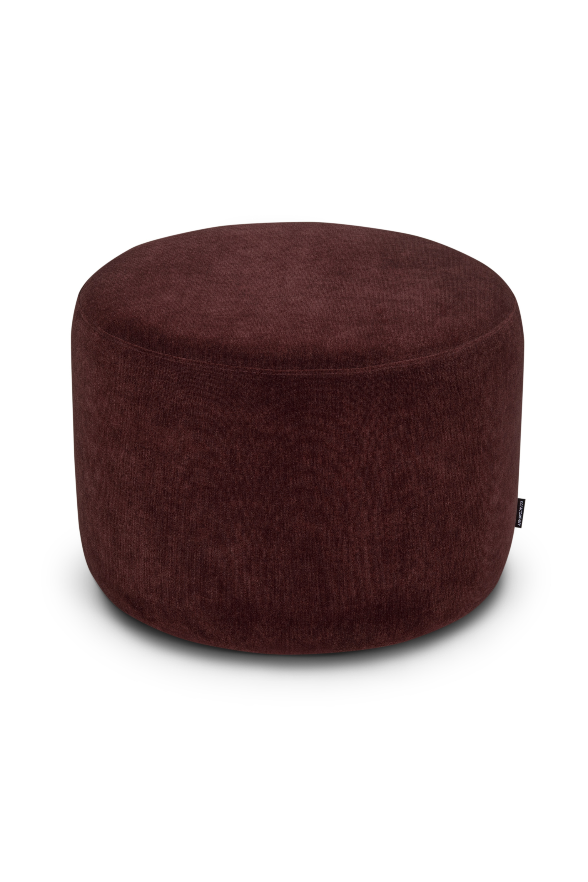 No. 9 Pouf Moss Burgundy