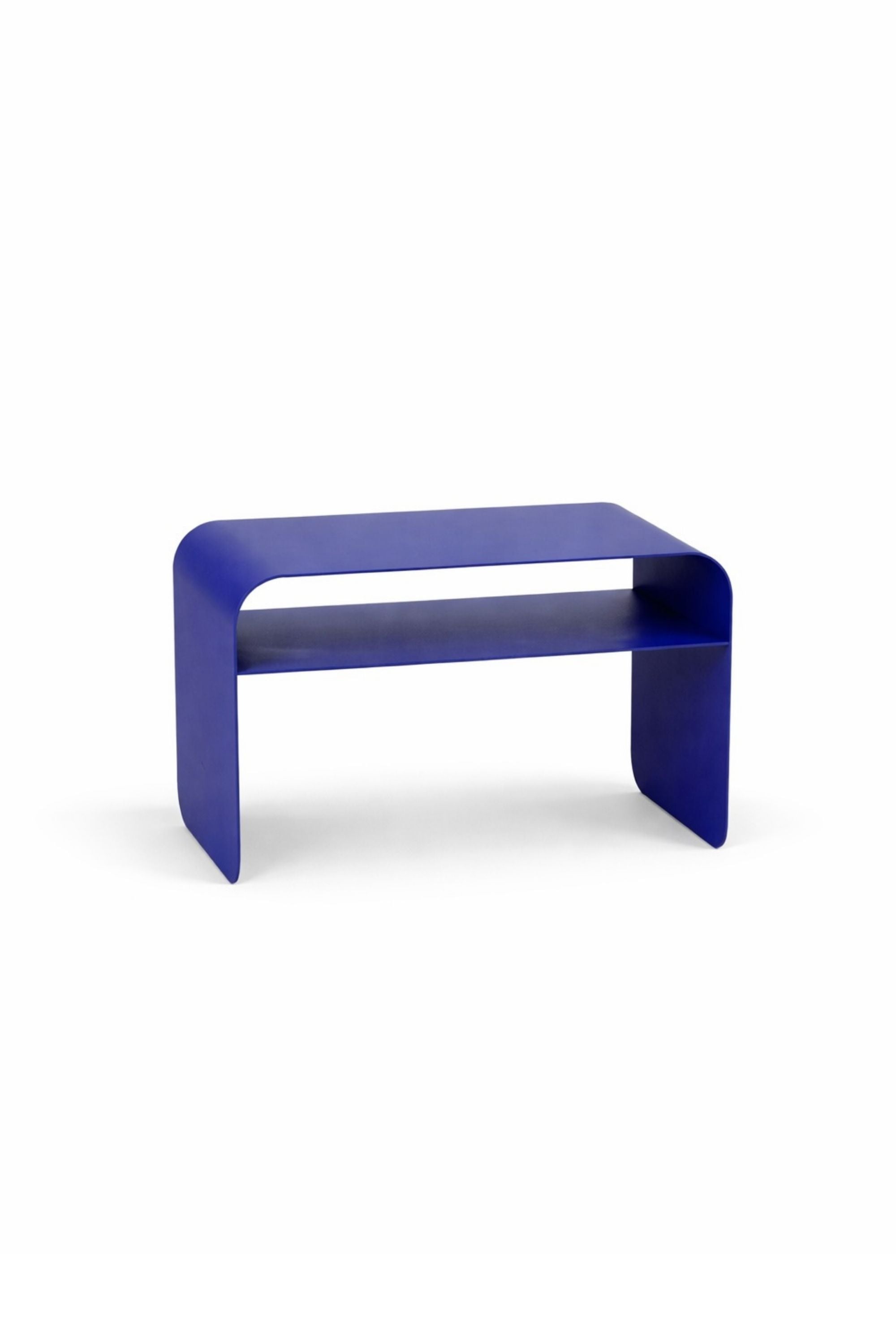 Solis royal blue side table
