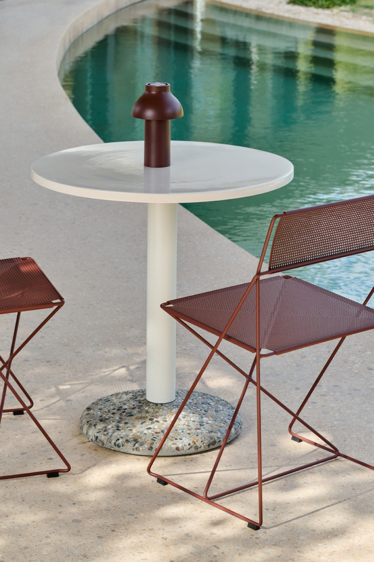 X-Line Chair Iron, red