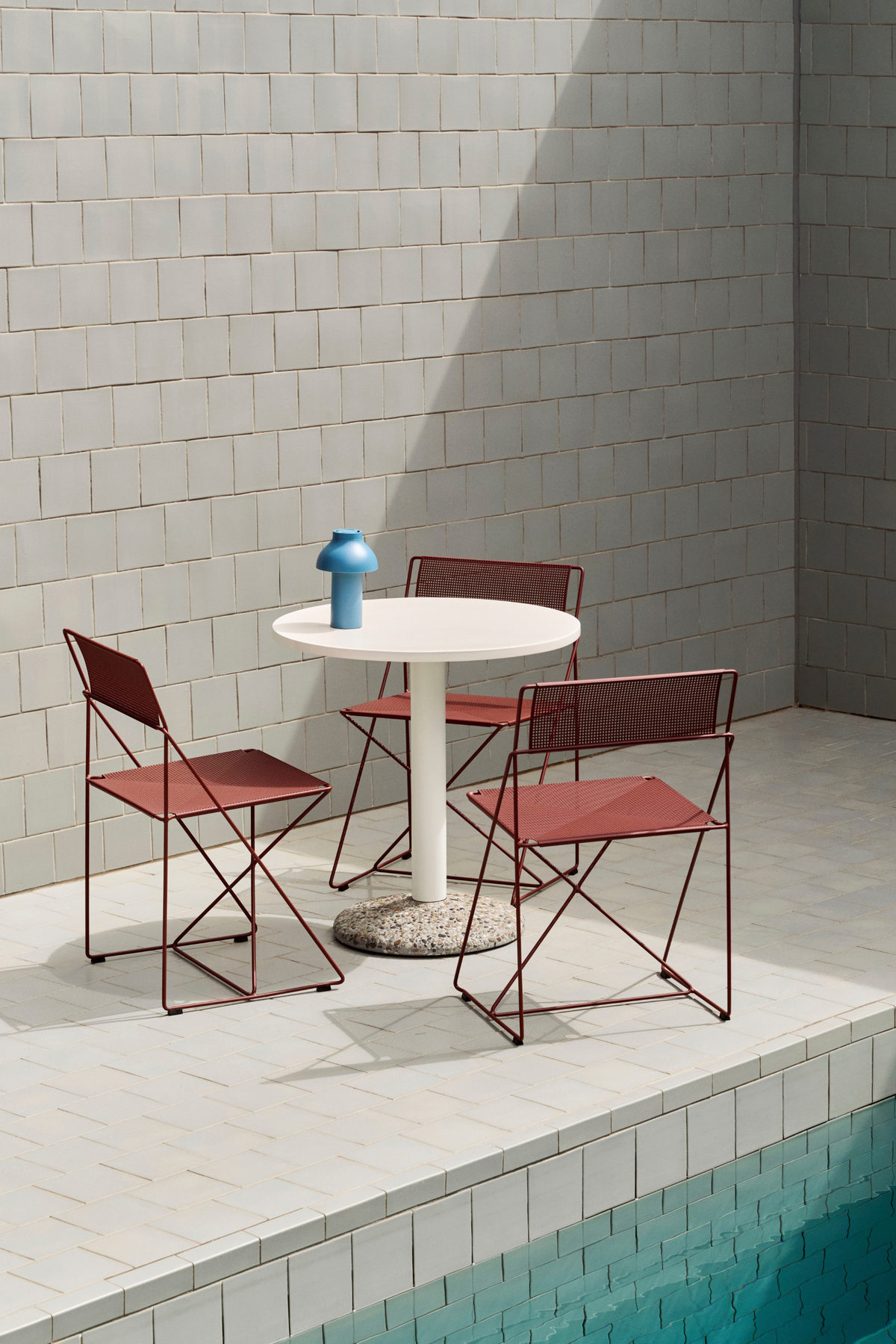 X-Line Chair Iron, red
