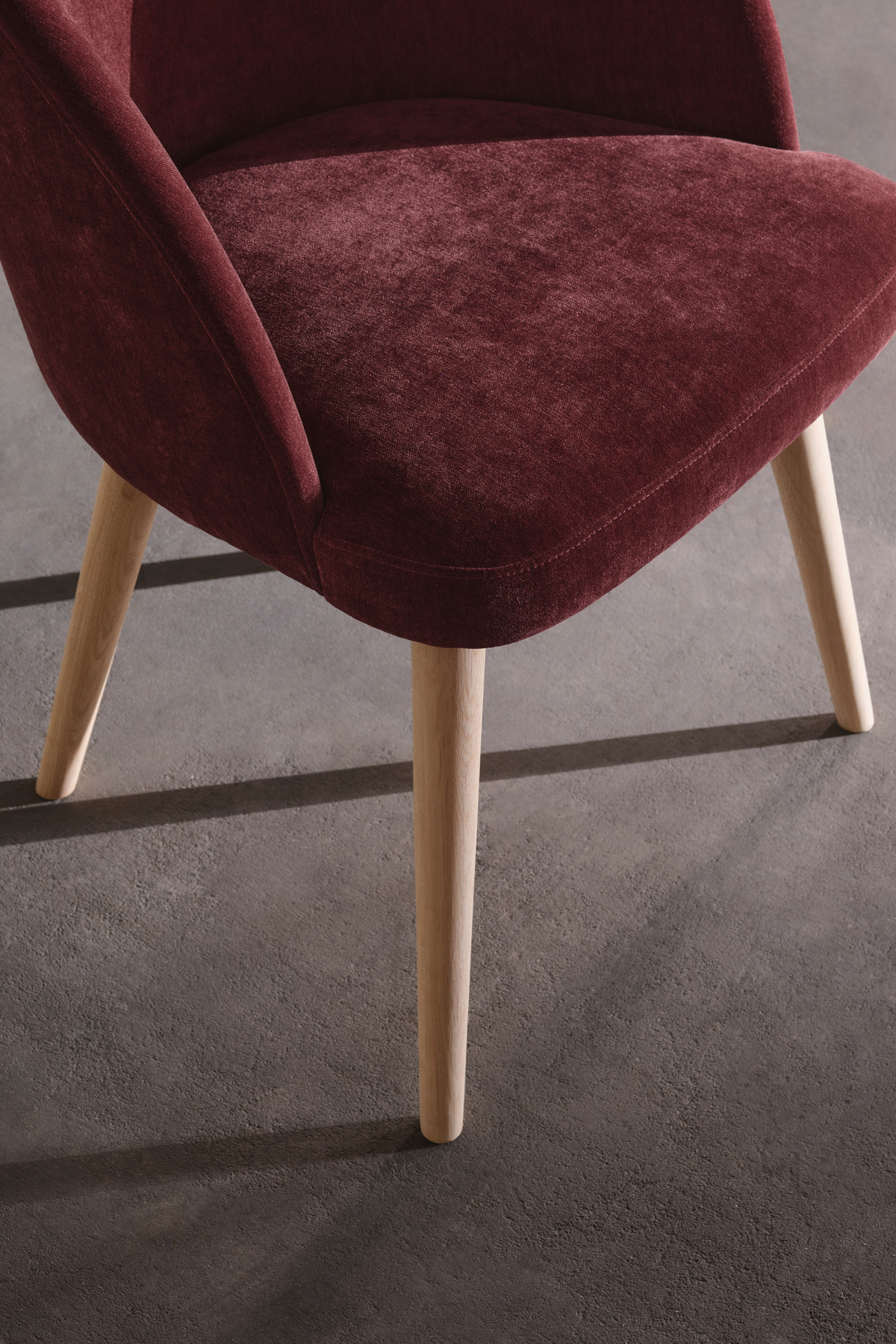 Holly szék, Moss Burgundy