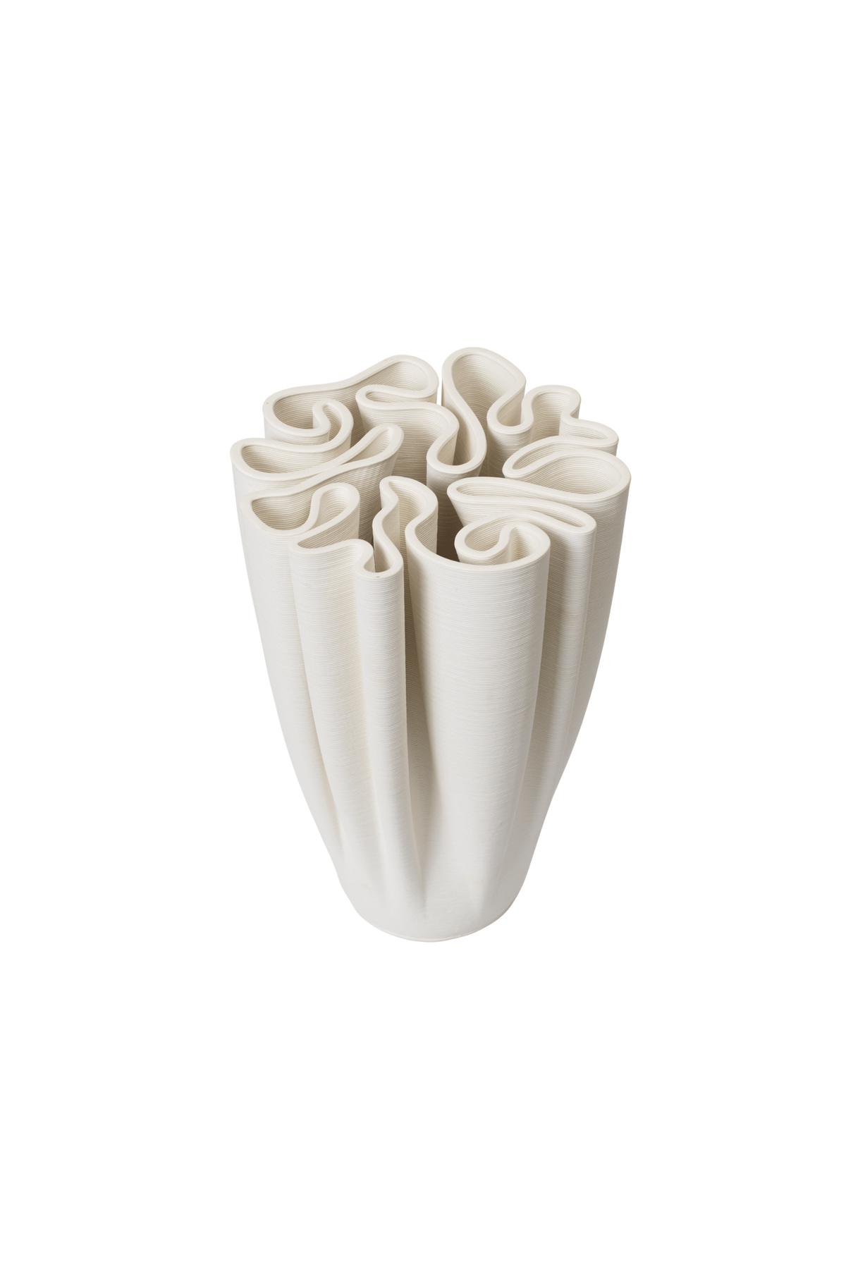 Dedali Vase Large, Off-White