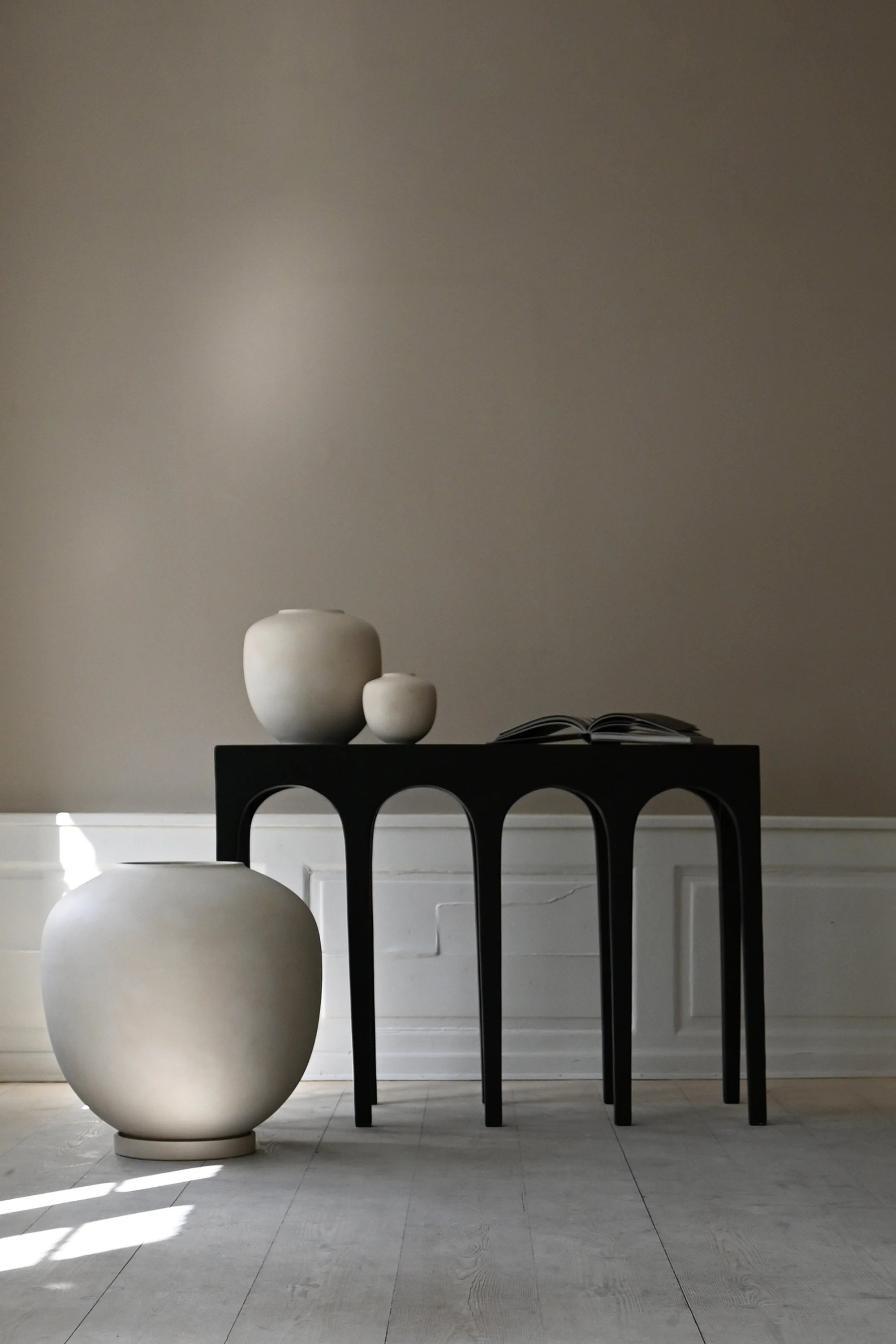 Sunao Vase, petit, birch
