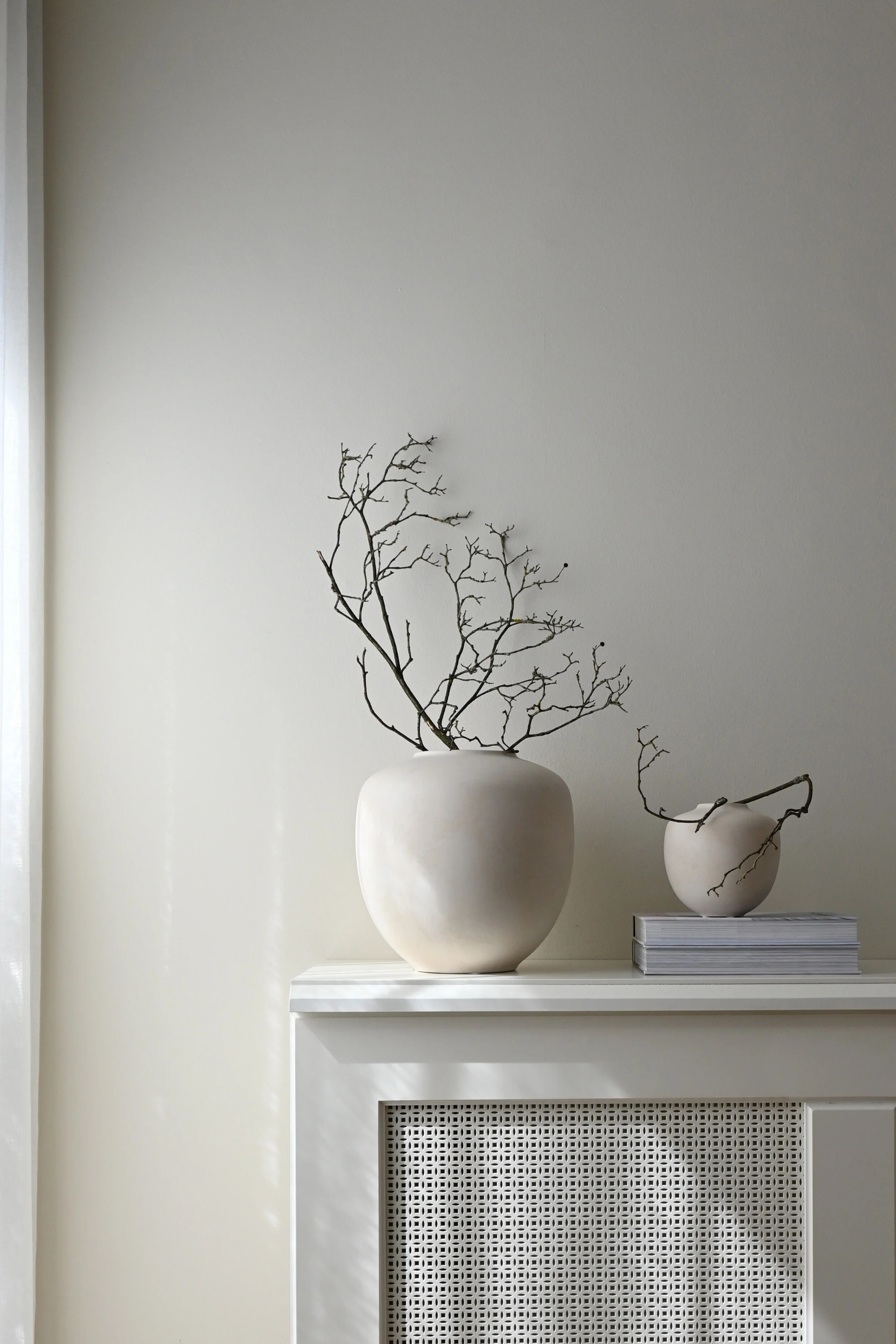 Sunao Vase, petit, birch