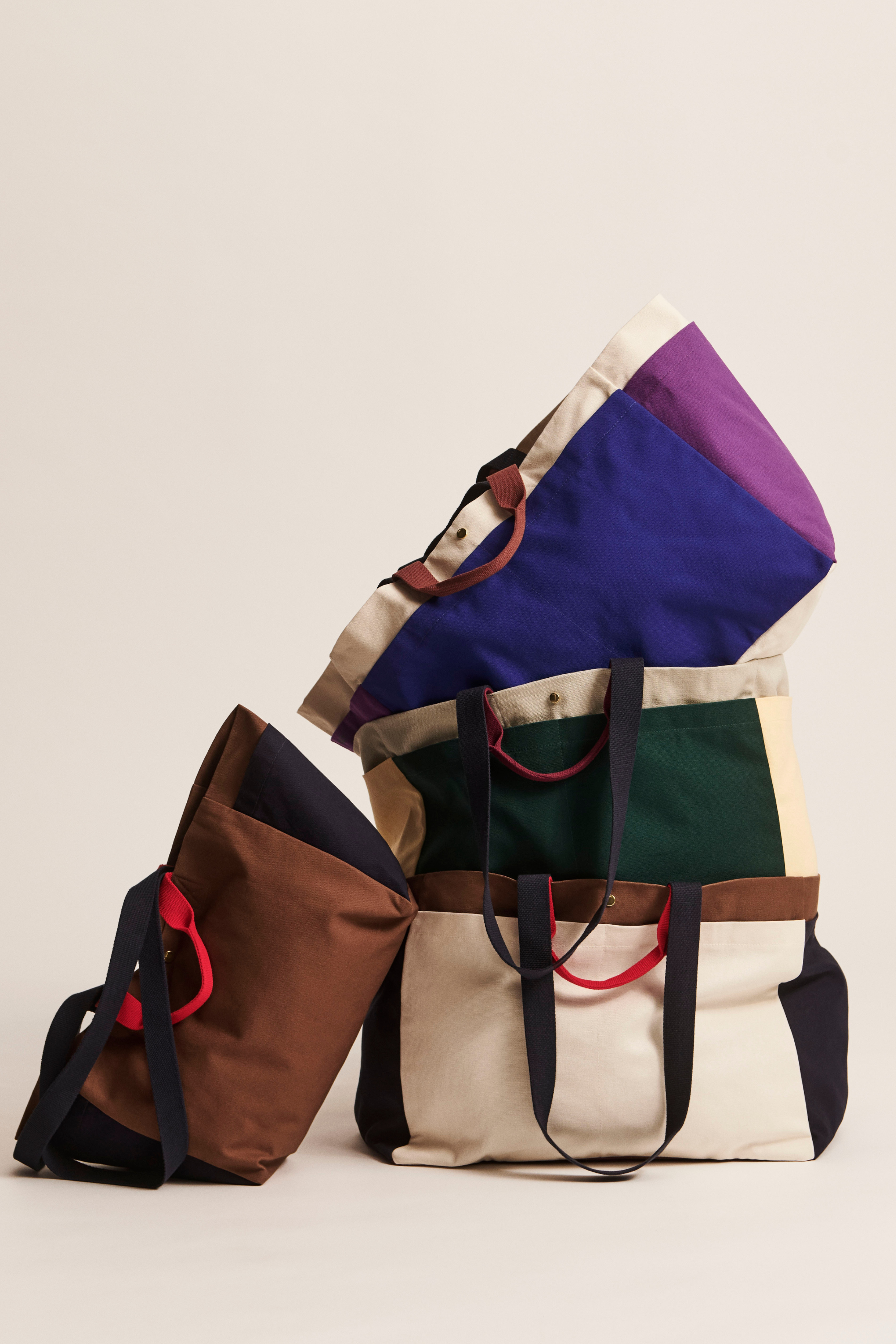 Weekend Bag Organic S Brown Multi