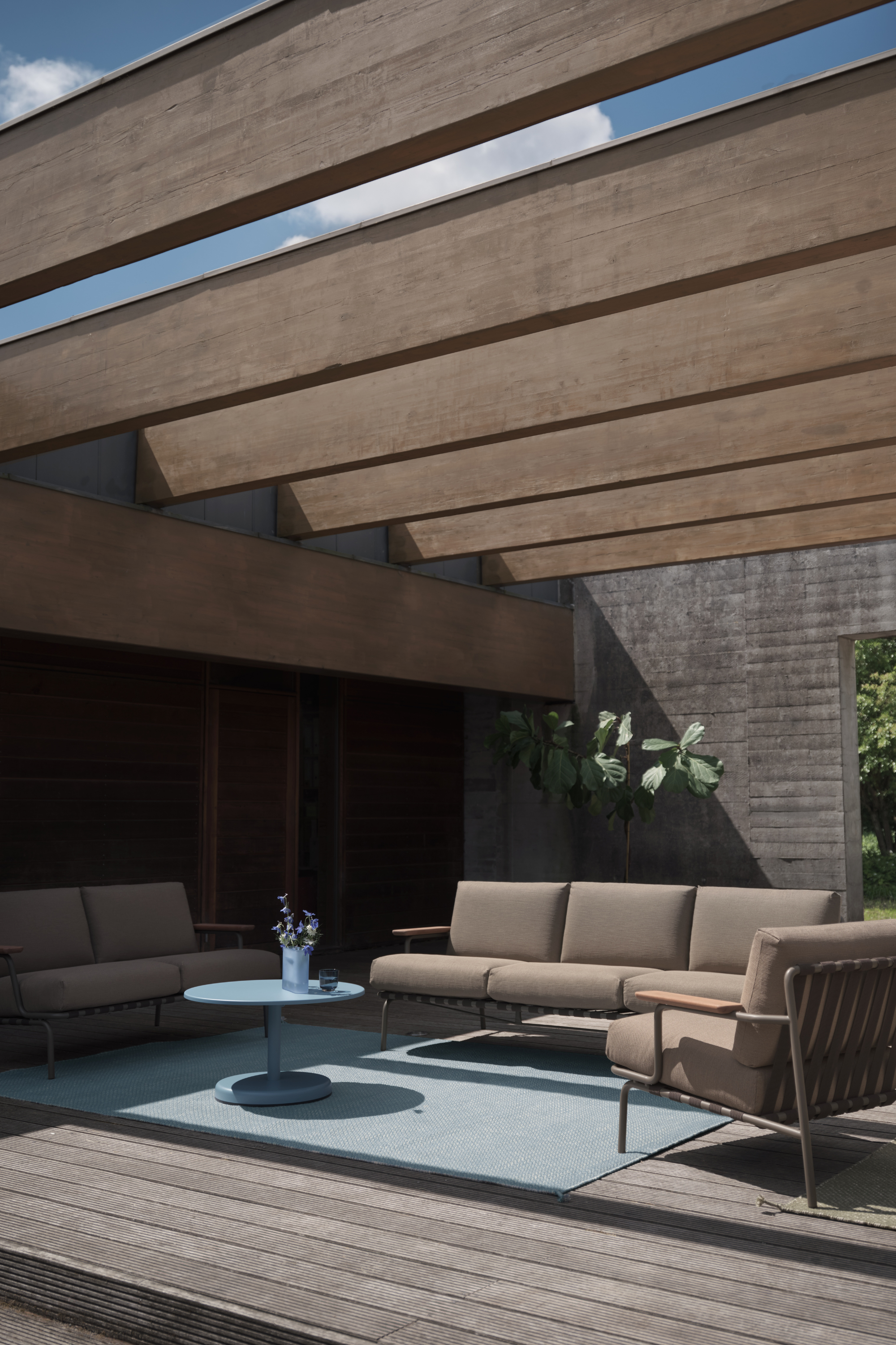 Settle Lounge Fotel Bordázott Szövésű 5/ Tóp