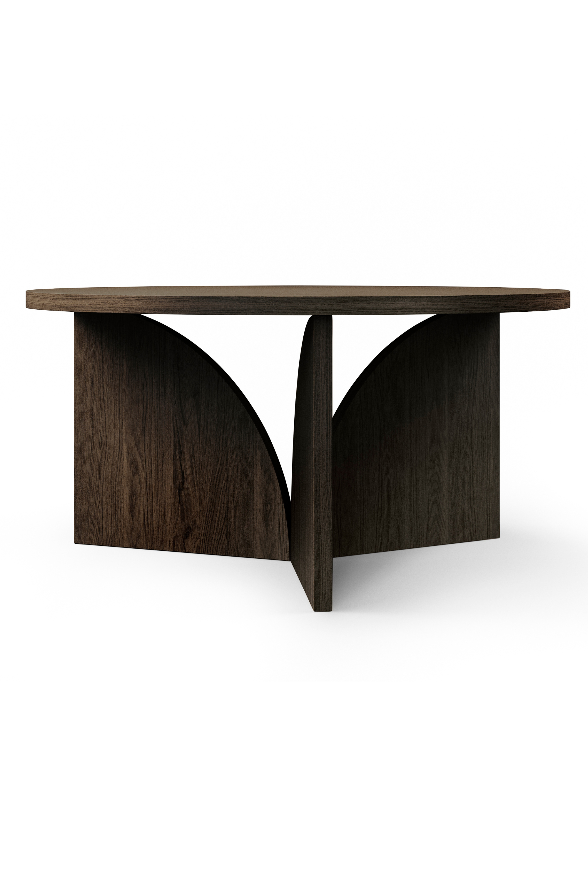 Cece Coffee table ø70 cm Burned Oak