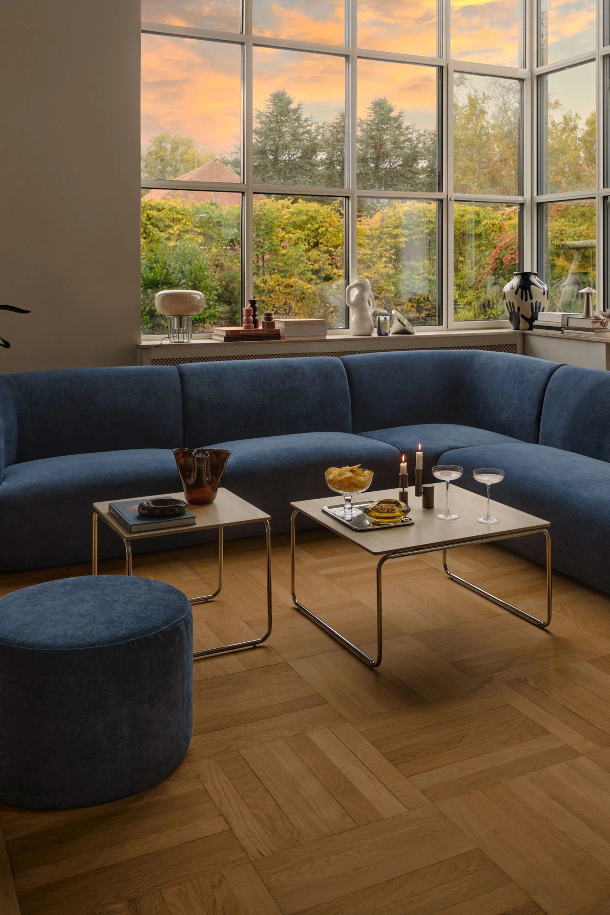 Marlon Coffee table, 50x50 cm chrome
