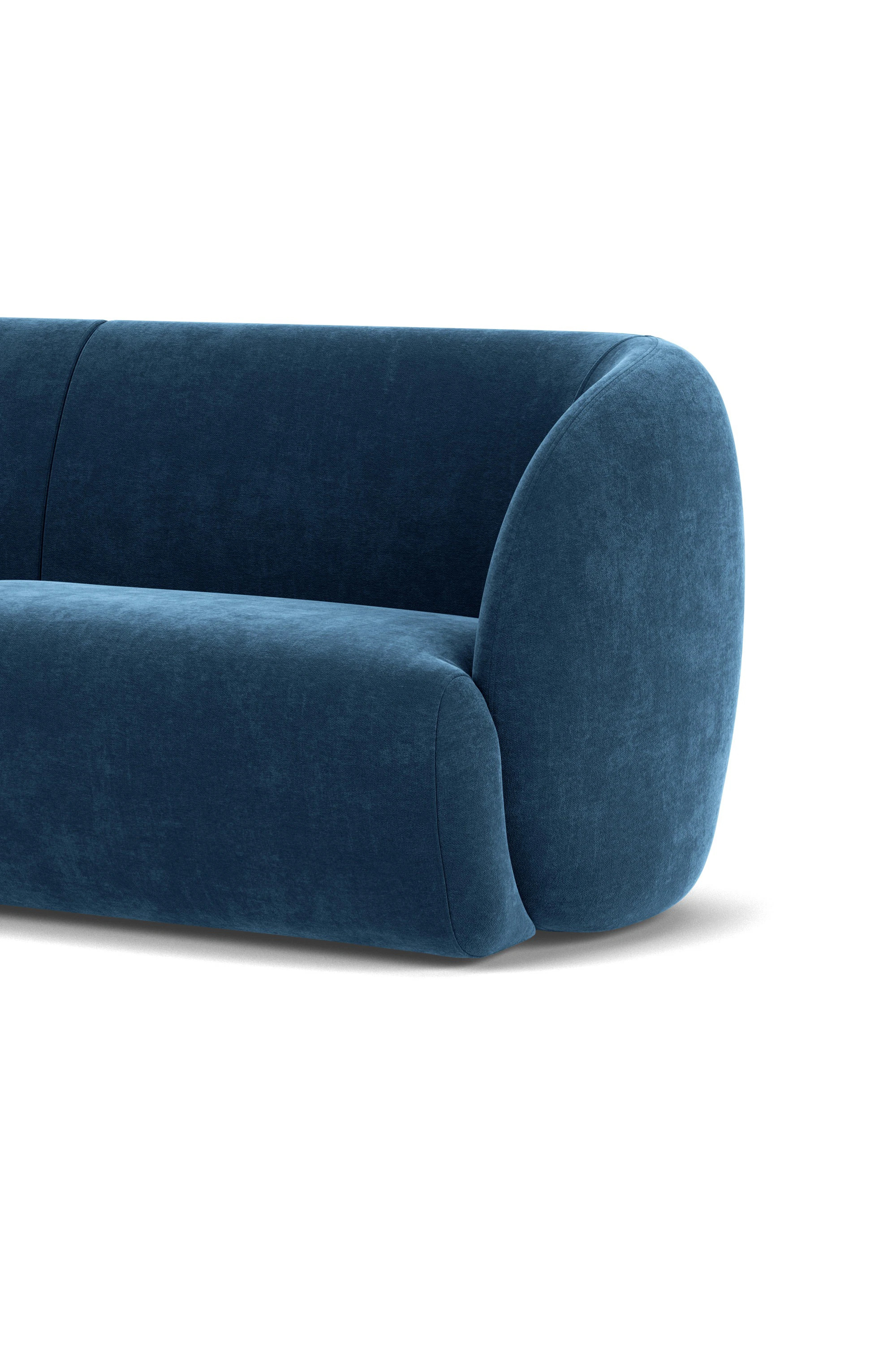 Paula 3 Planet Legion Blue Sofa