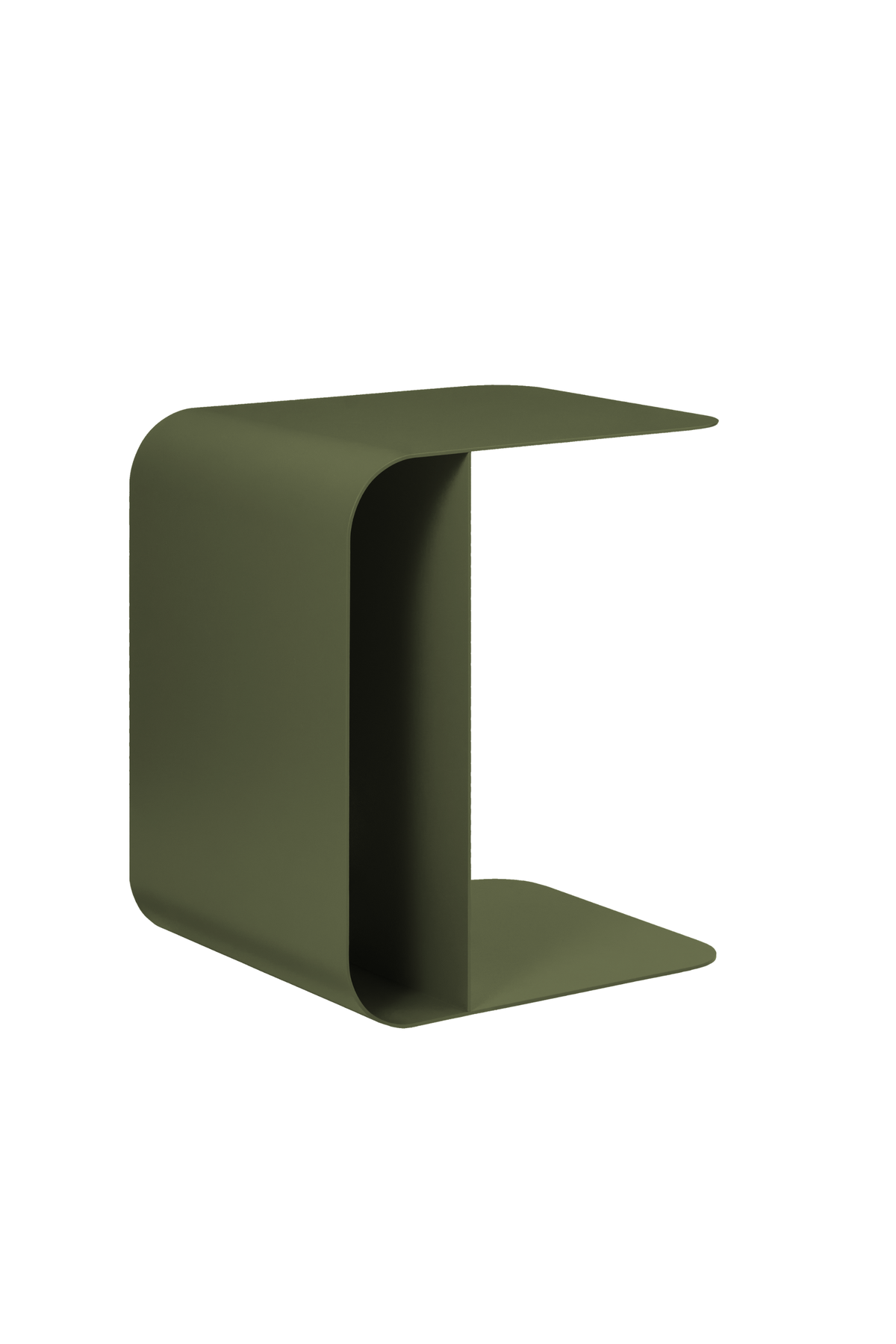 Mira olive side table