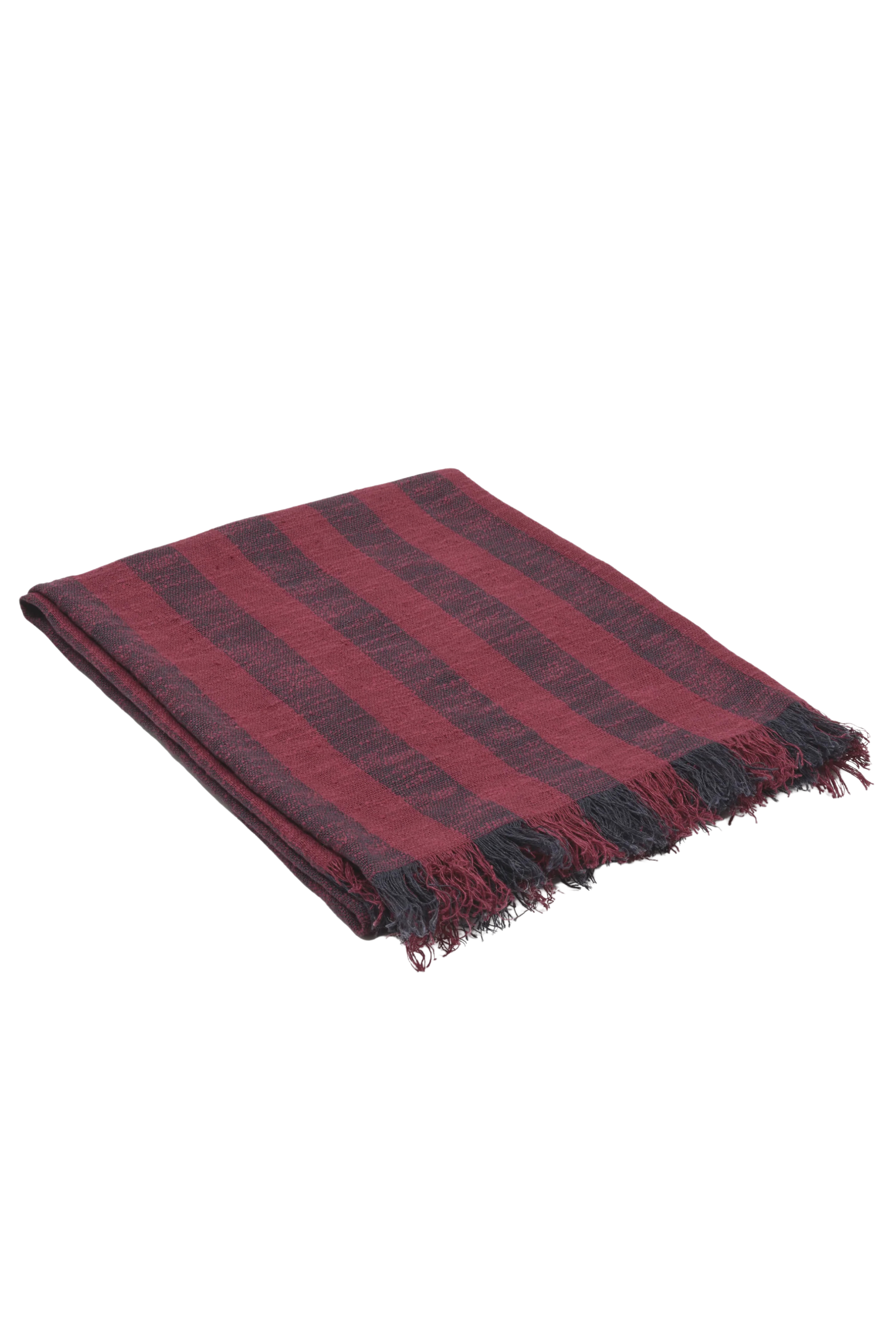 Band Throw Burgundy