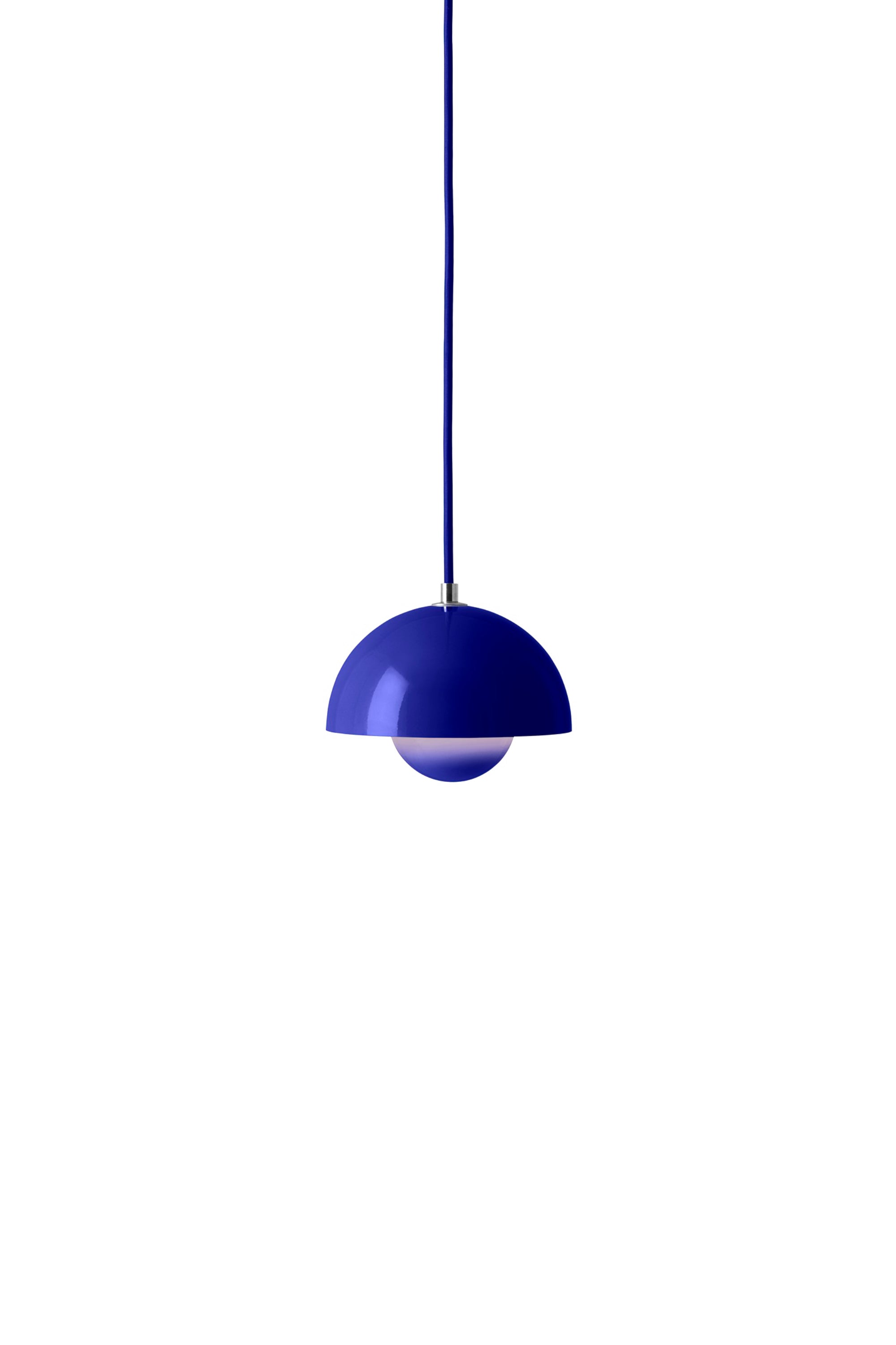 Flowerpot VP10 Pendant Cobalt Blue