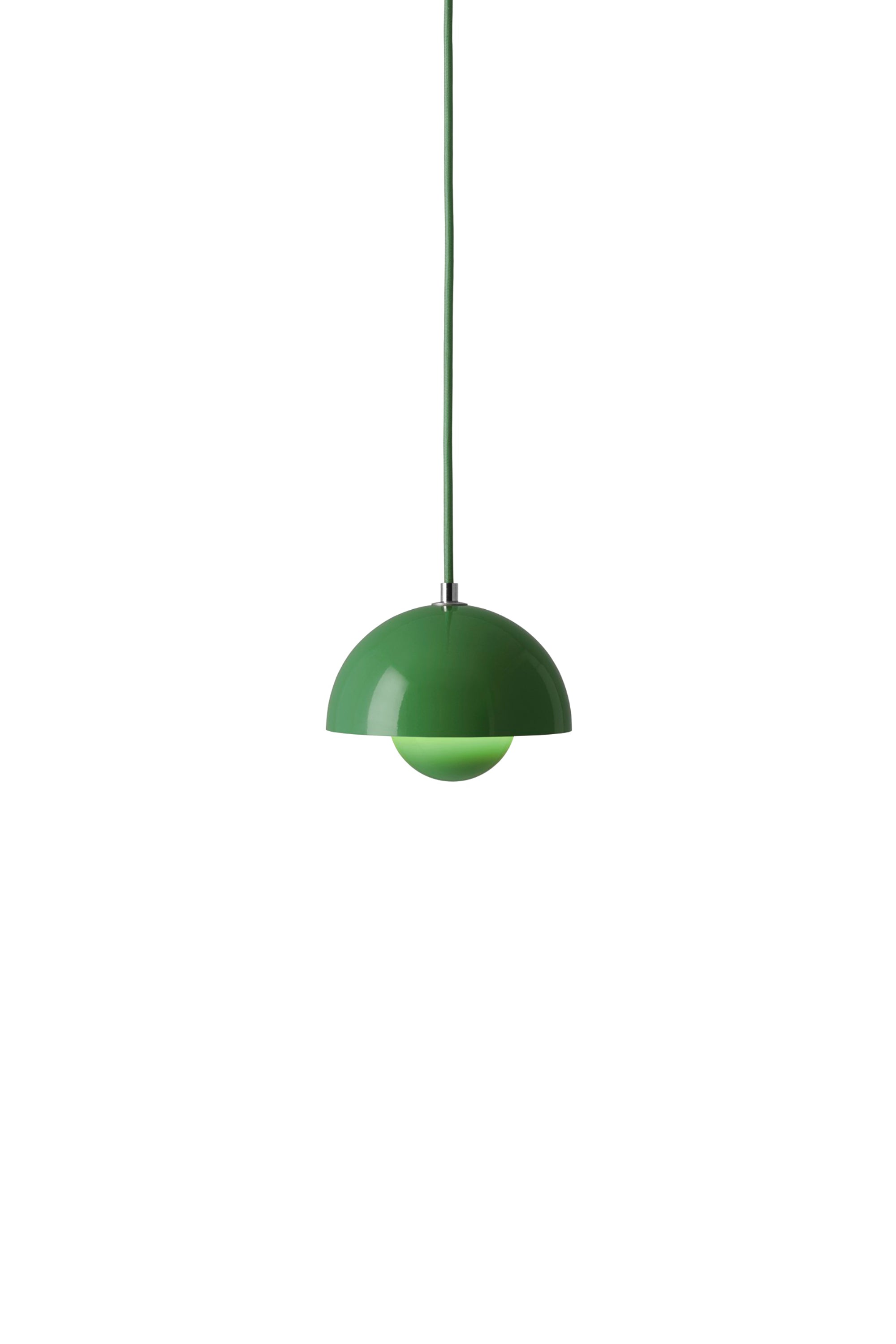 Flowerpot VP10 Pendant Signal Green