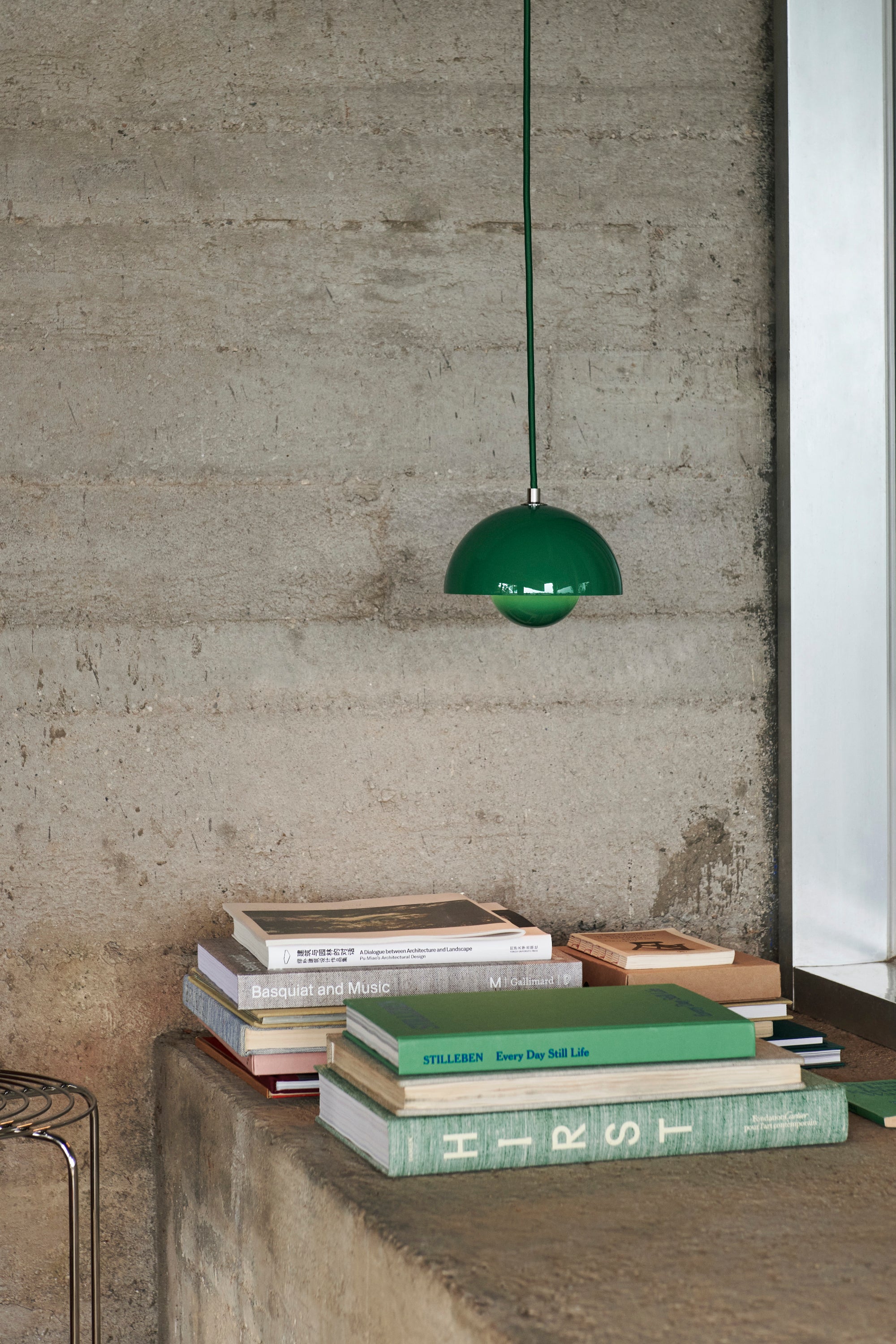Flowerpot VP10 Pendant Signal Green