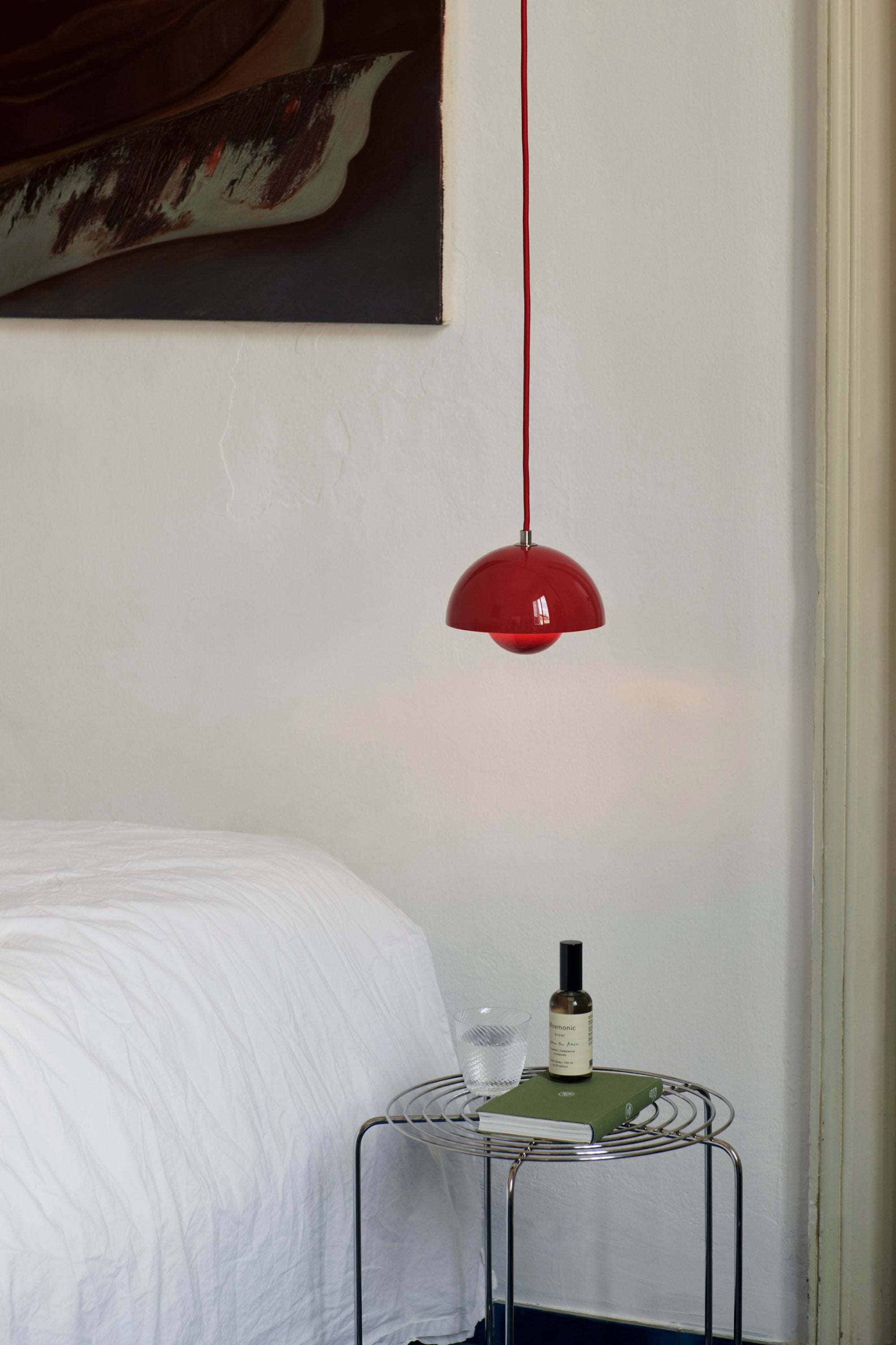 Flowerpot VP10 Pendant Vermilion Red