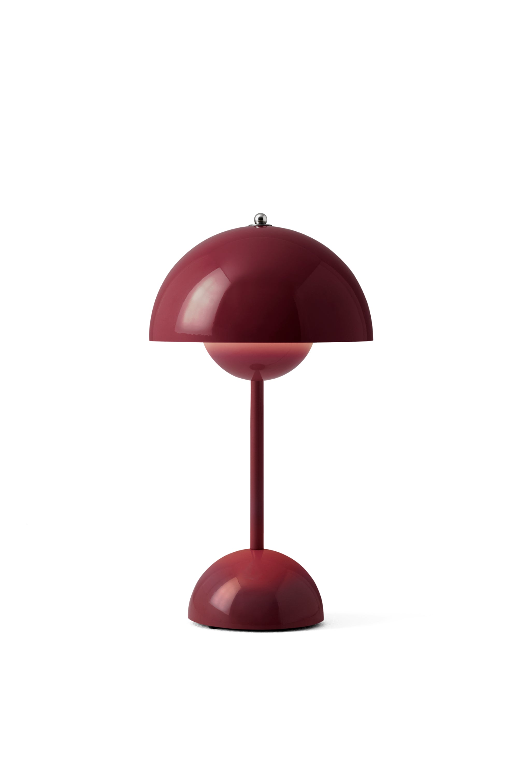 Flowerpot VP9 dark plum lamp