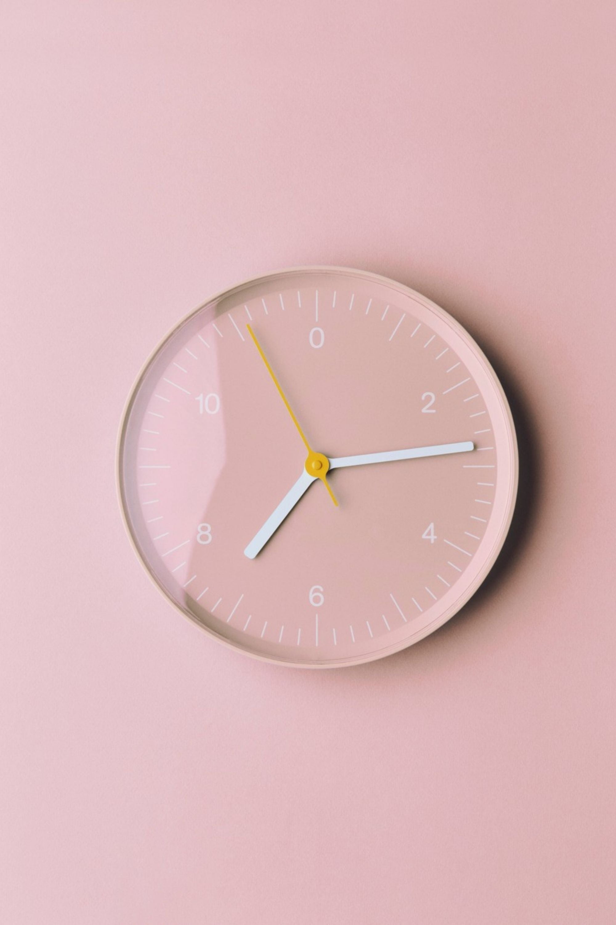 Wall Clock Pink