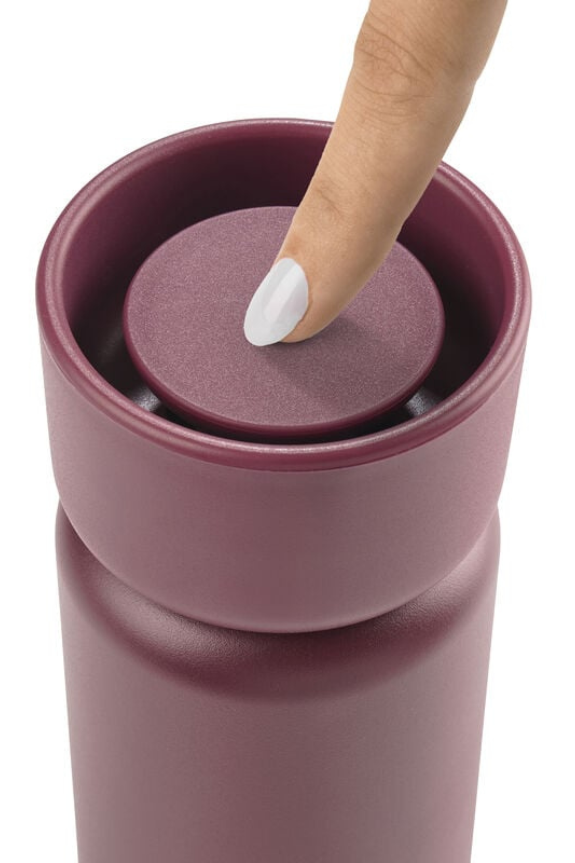 Singles Thermo mug with two lids mulberry